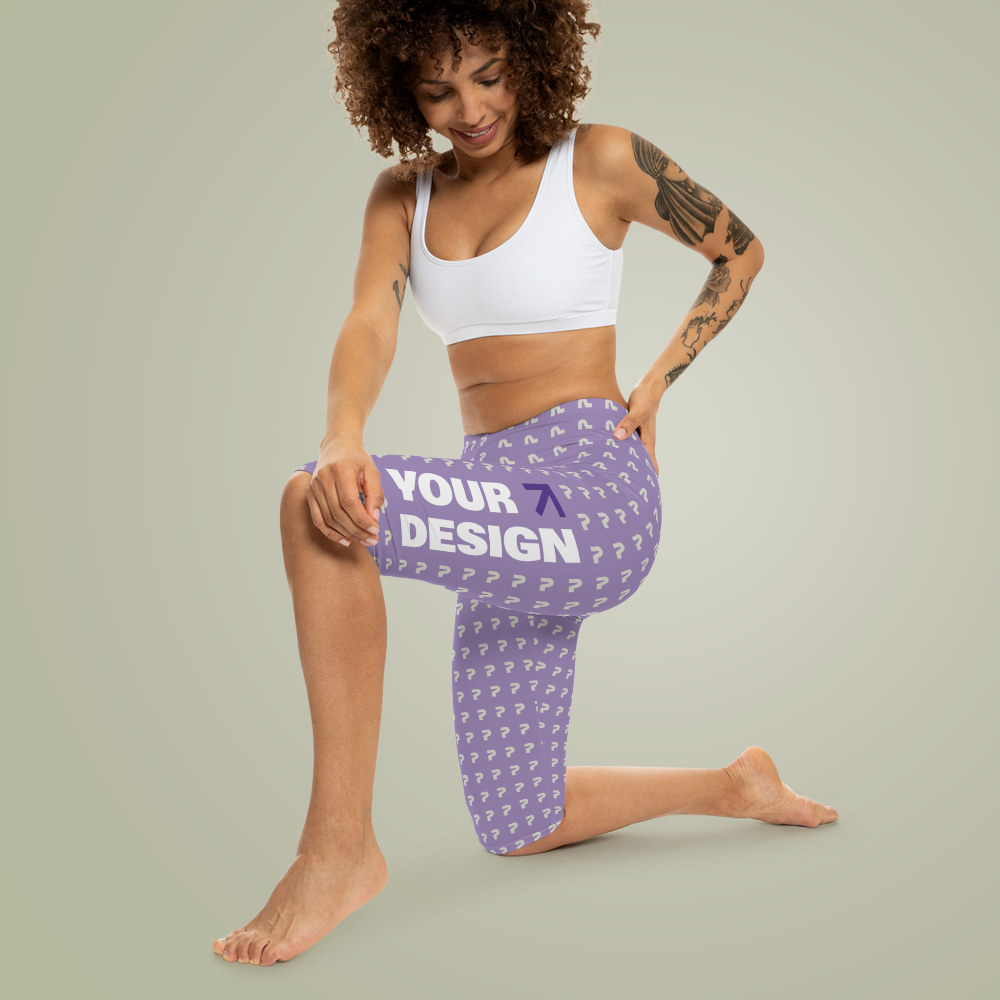 Women’s Capri Leggings (AOP)
