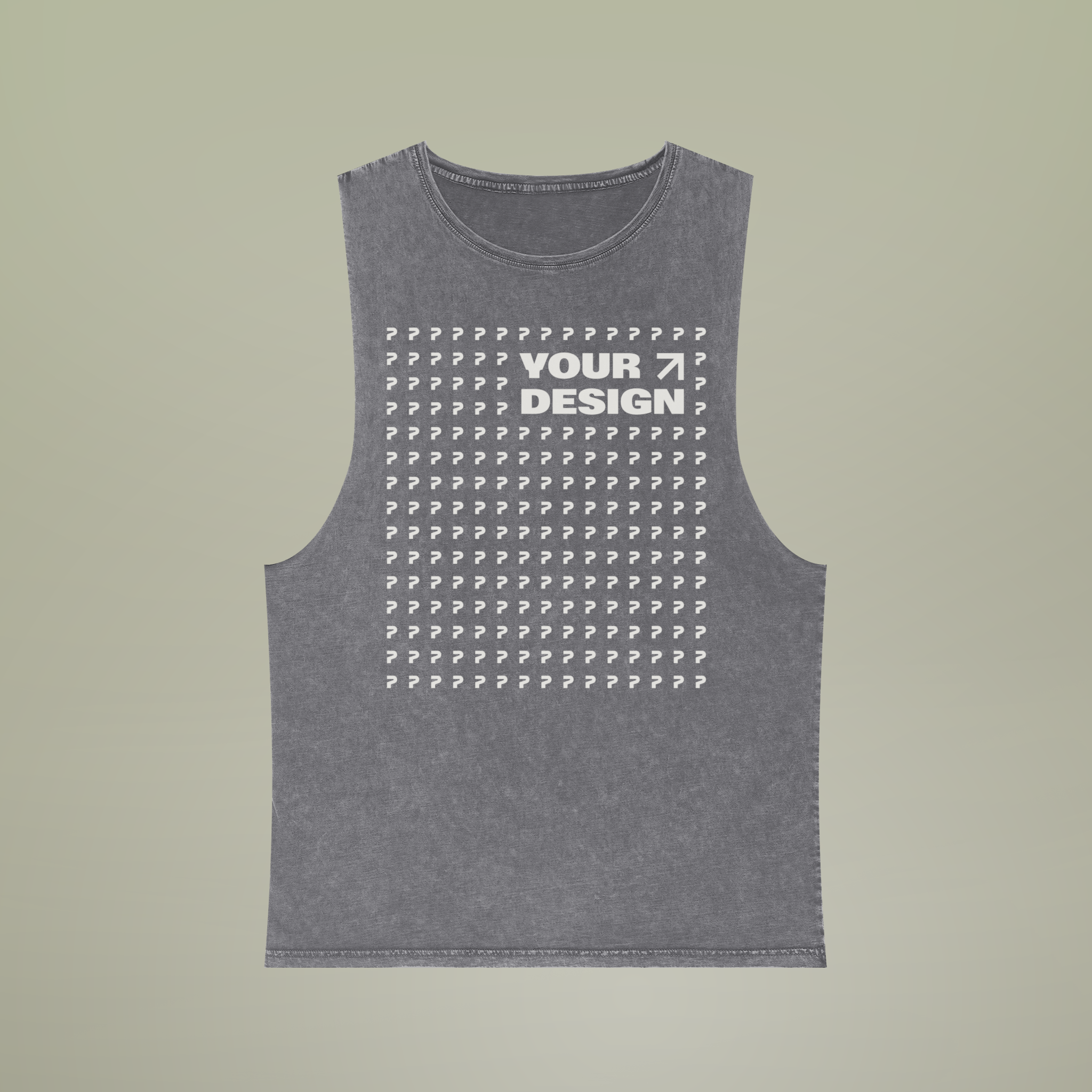 Unisex Stonewash Tank Top
