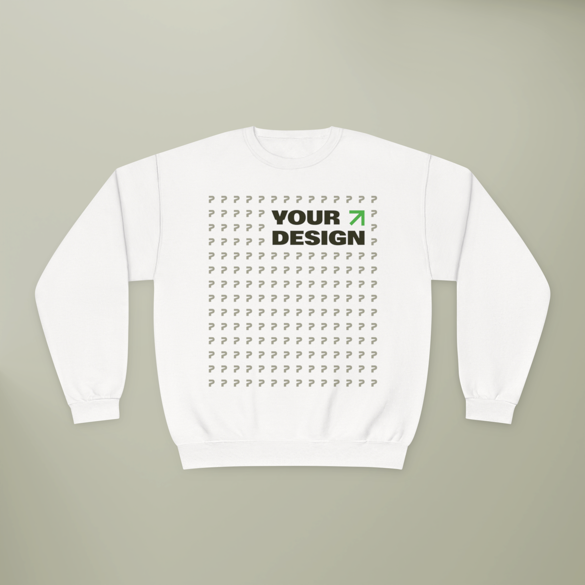 Blank Crewneck Sweatshirt Custom Printing Printify