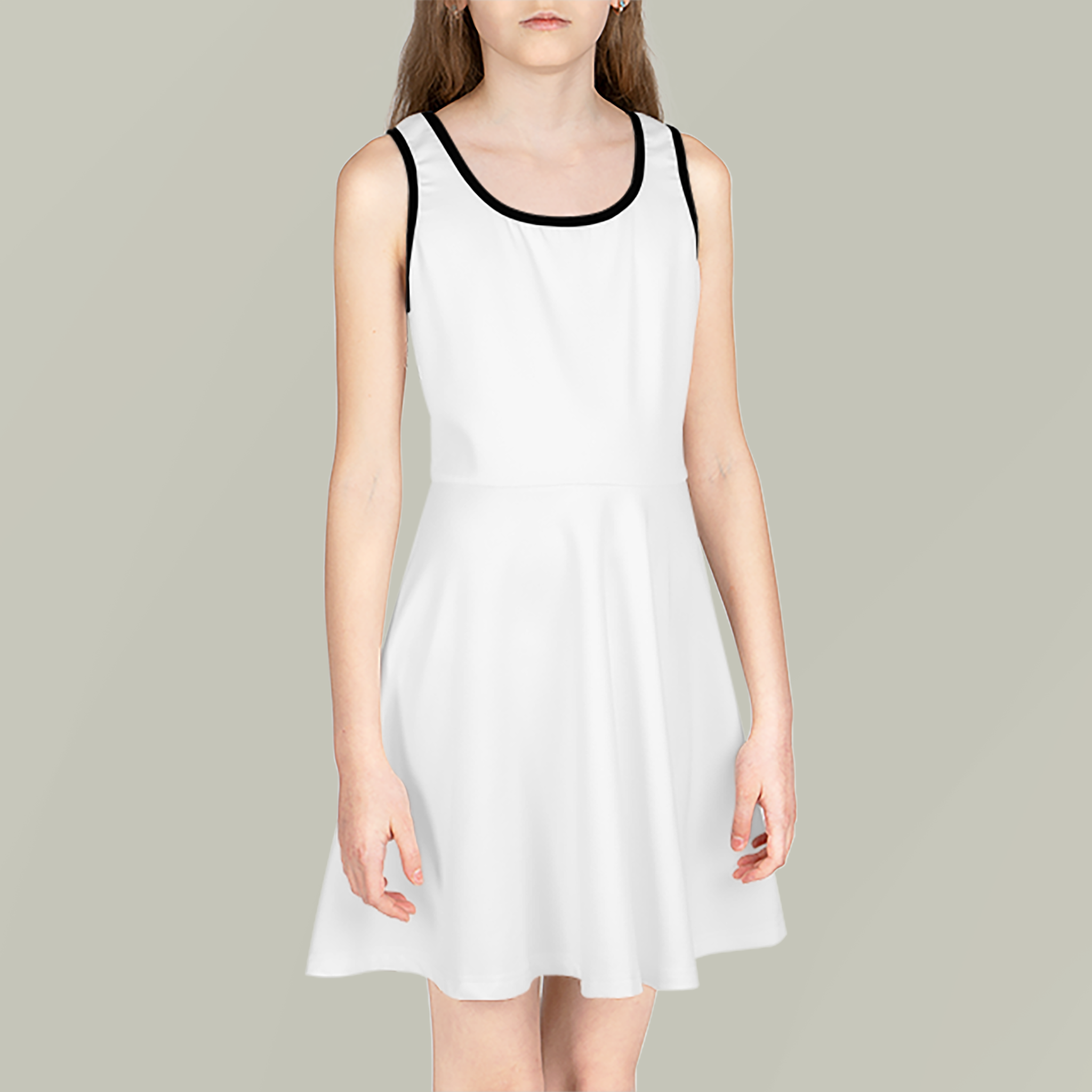 Girls' Sleeveless Sundress (AOP)Design