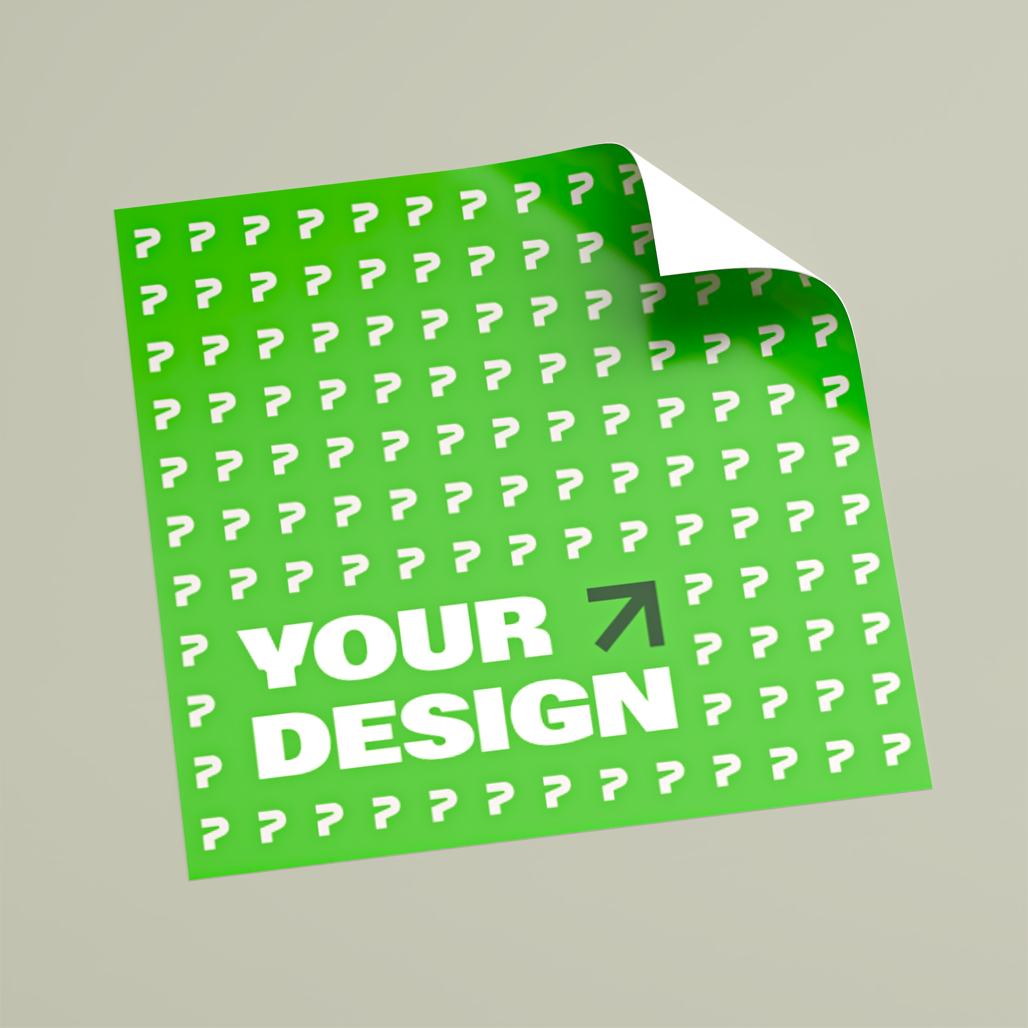 Laminate Stickers, Square