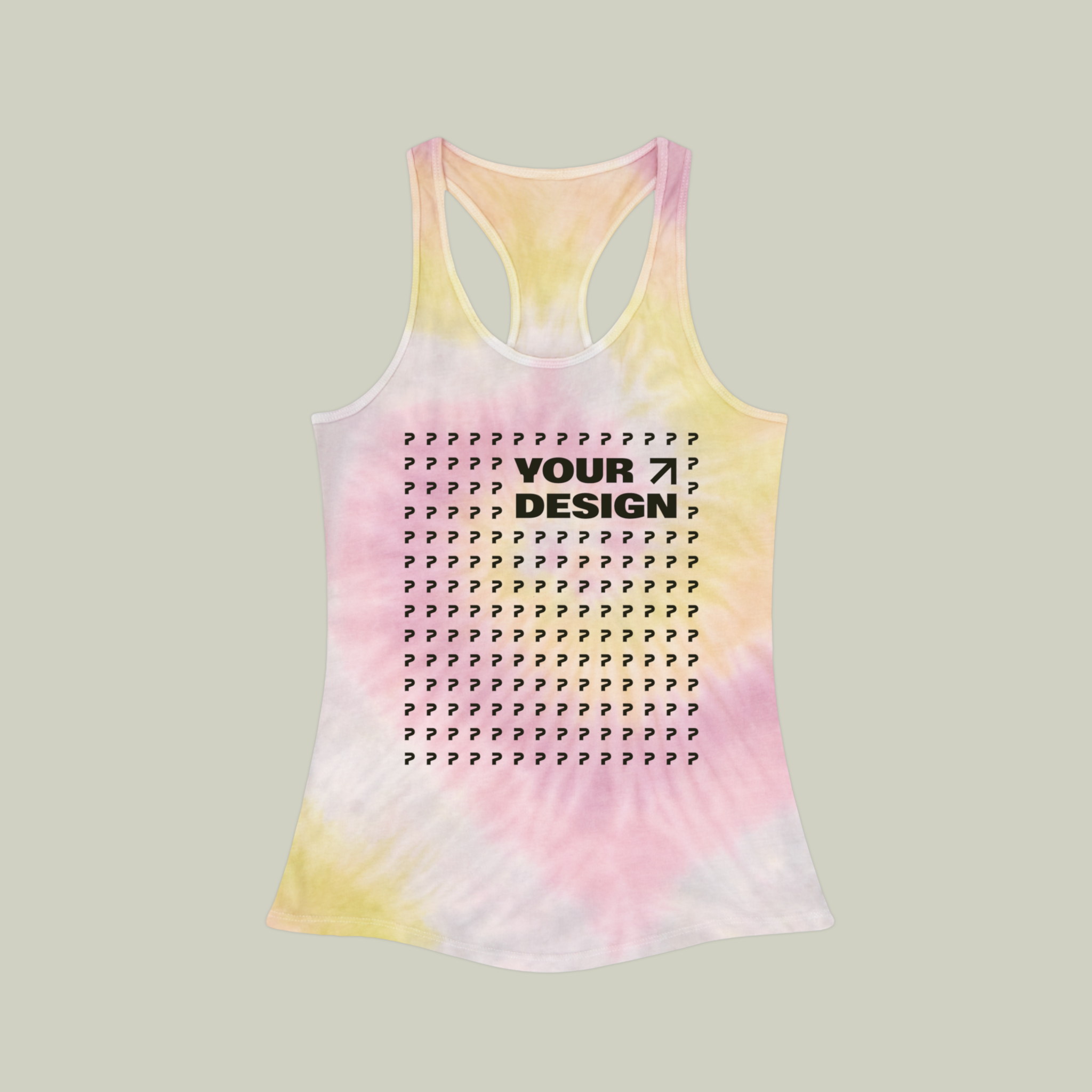 Tie Dye Racerback Tank Top