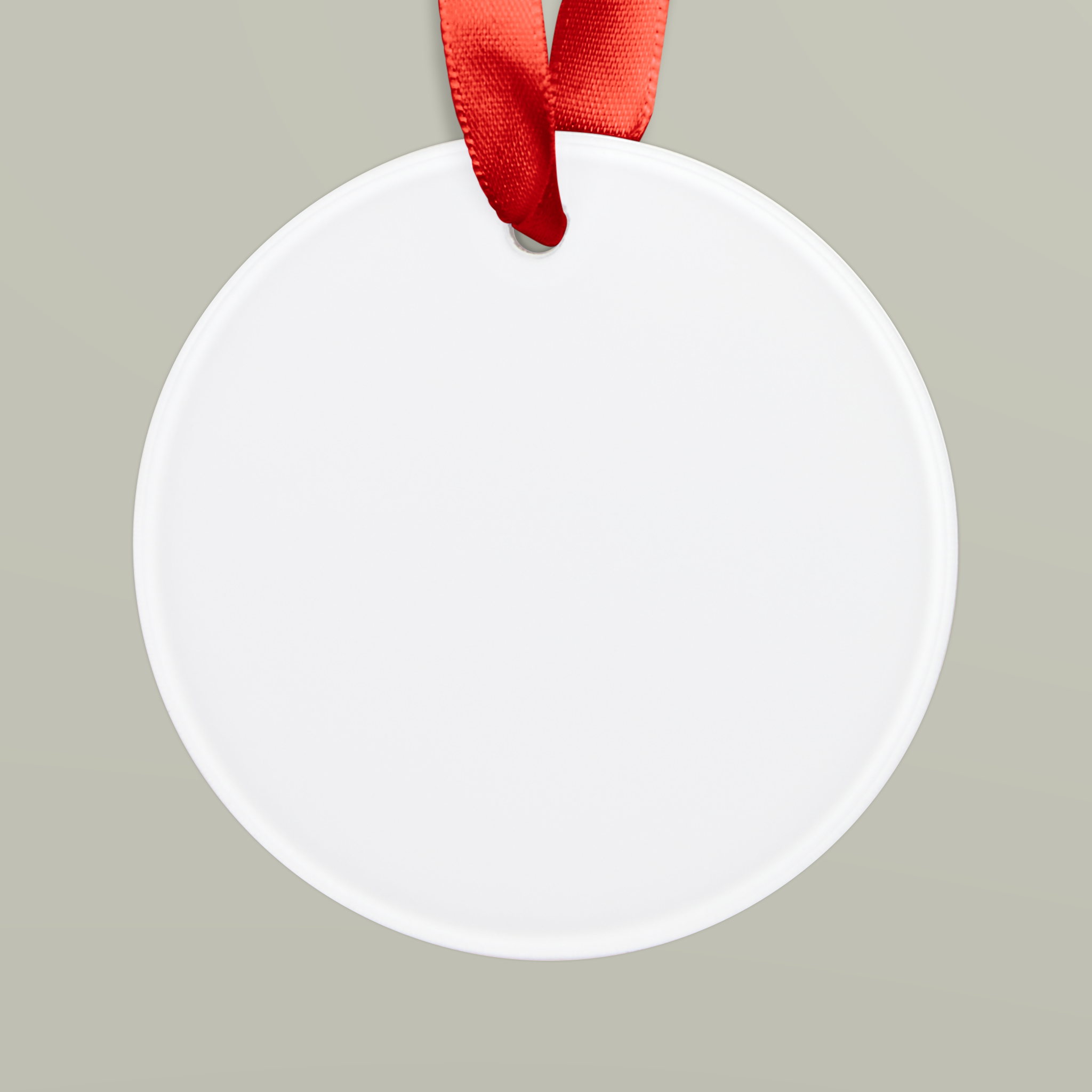 Acrylic Ornament with RibbonDesign