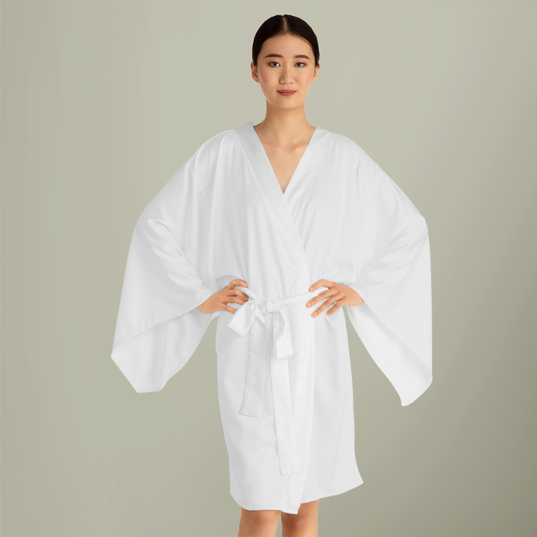 Long Sleeve Kimono Robe (AOP)Design