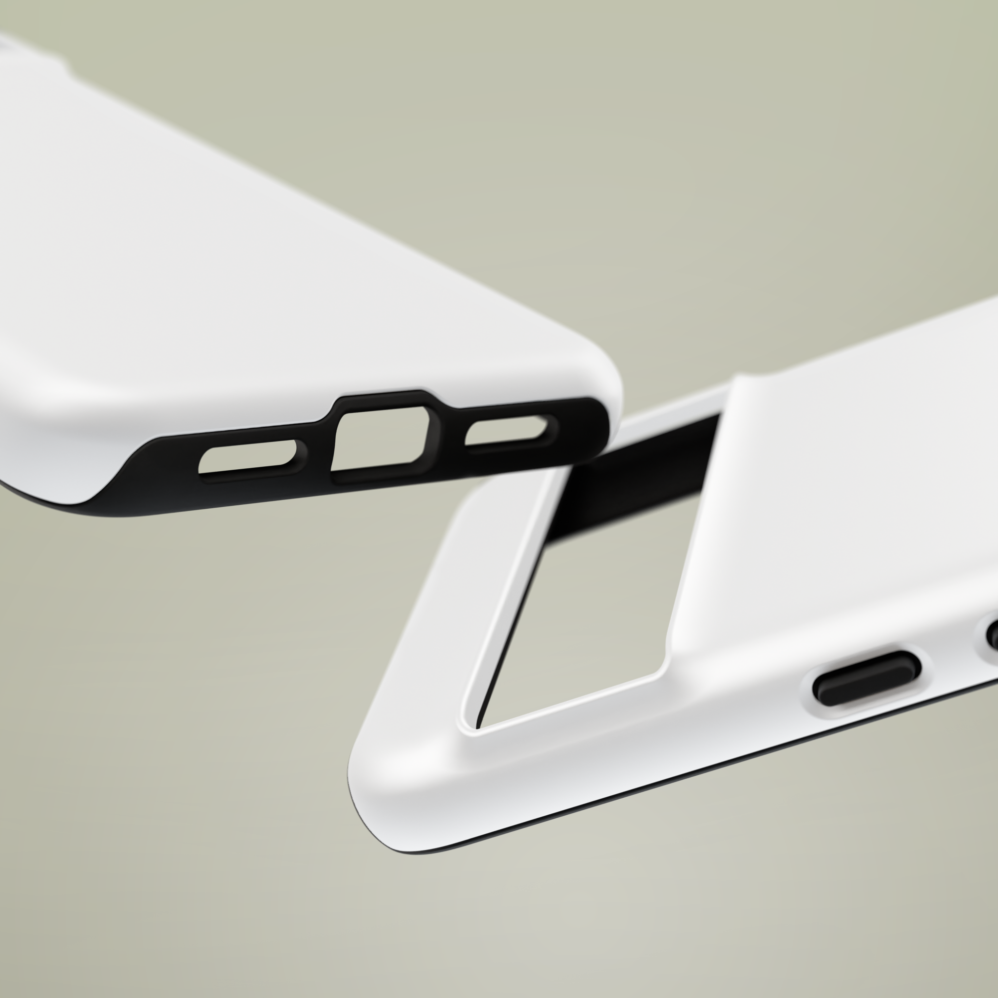 Chess-inspired motif tough case in black and white