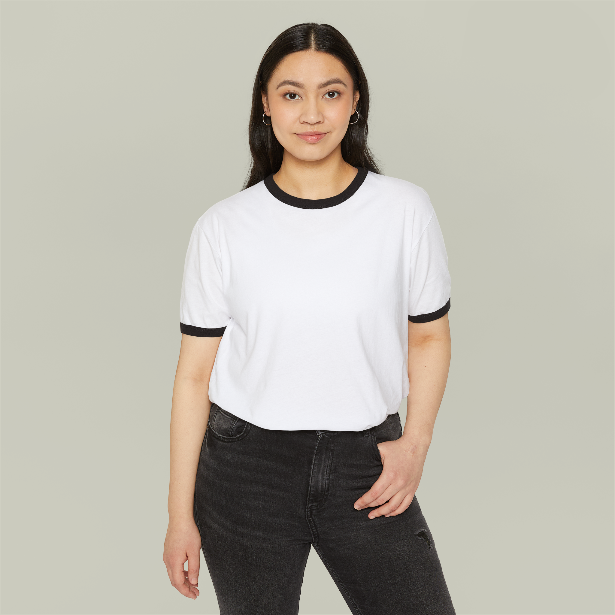 Unisex Cotton Ringer T-Shirt