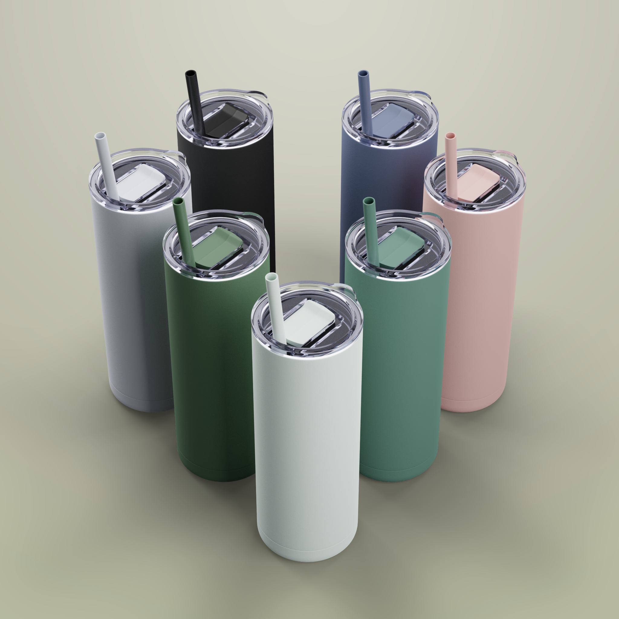 Maars Maker Skinny Matte Tumbler, 20oz - Thumbnail Image
