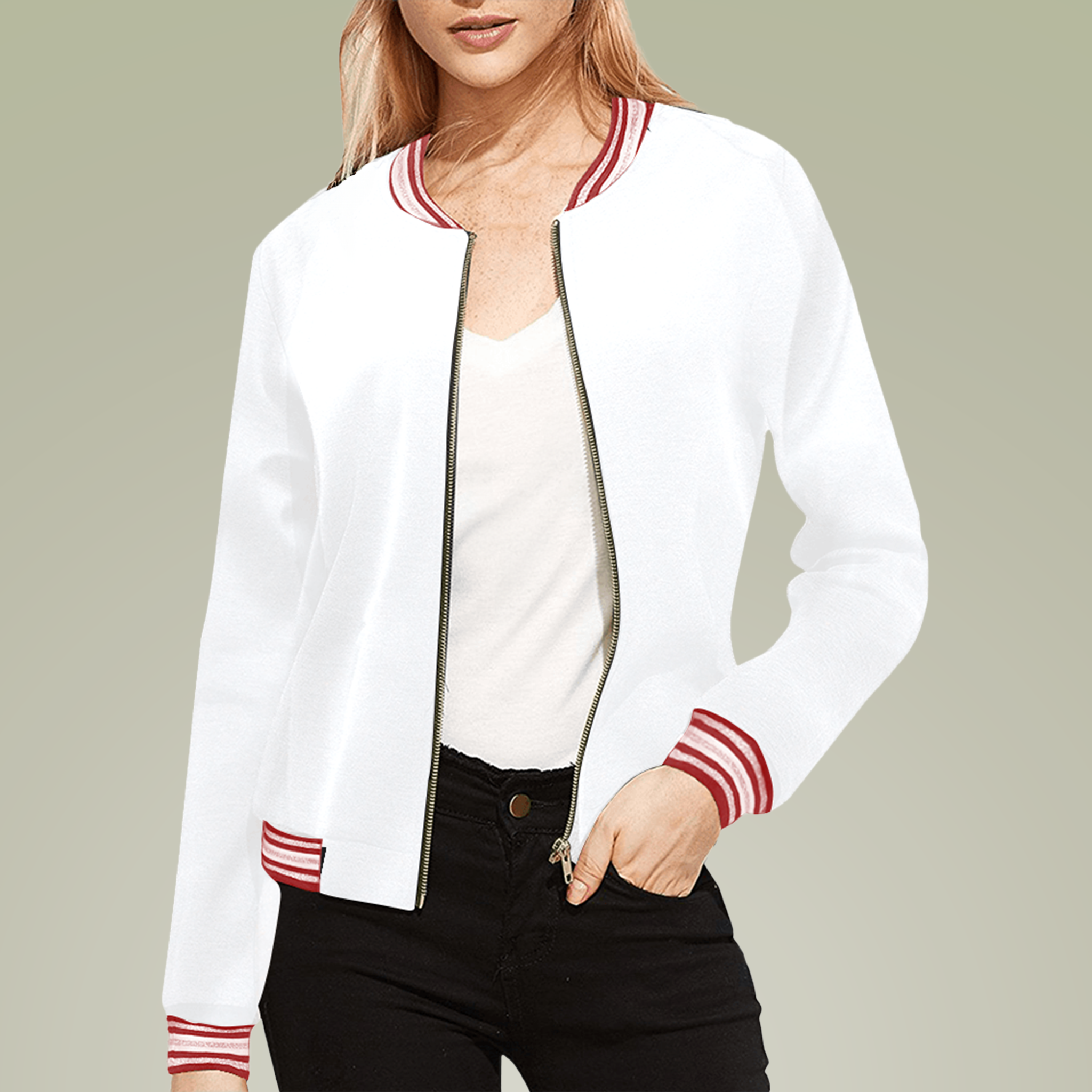 Women's Varsity Jacket (AOP)