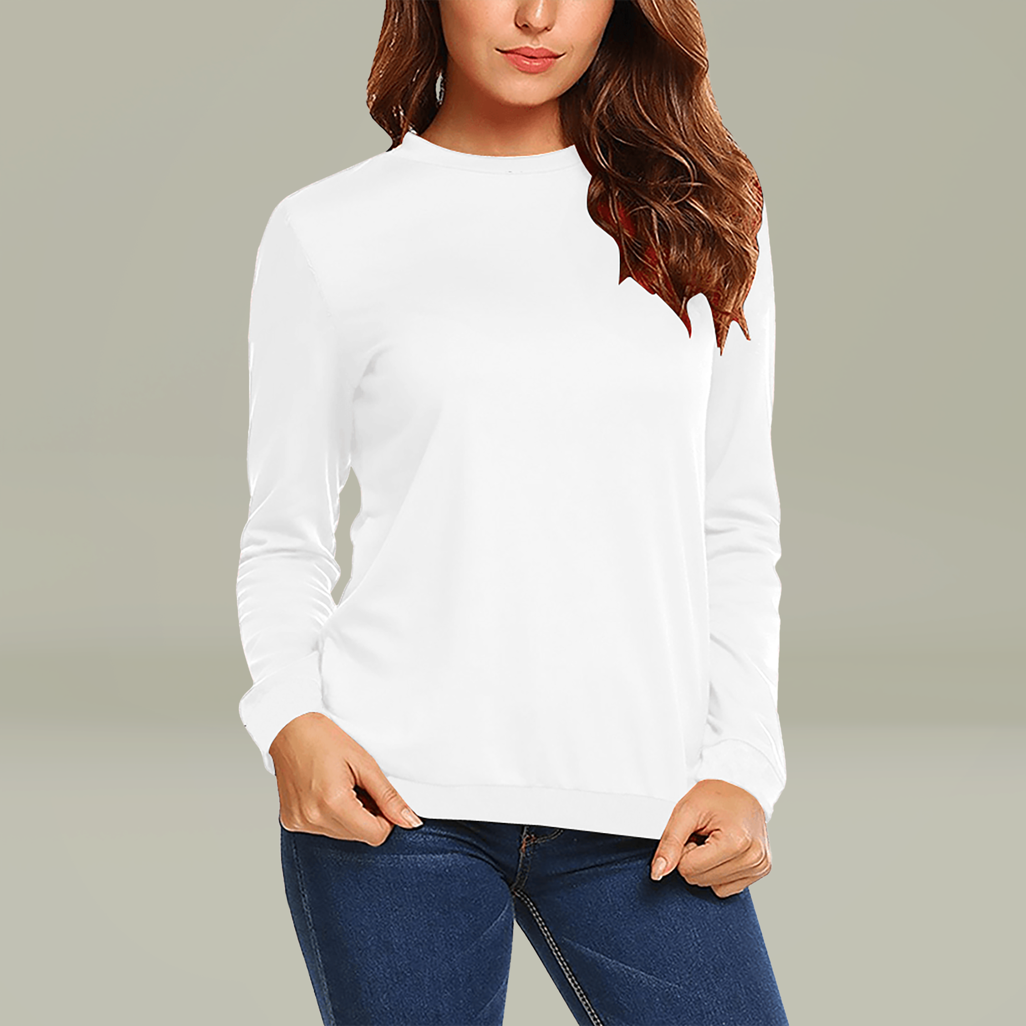 Women's Crewneck Sweatshirt (AOP) - Main Image