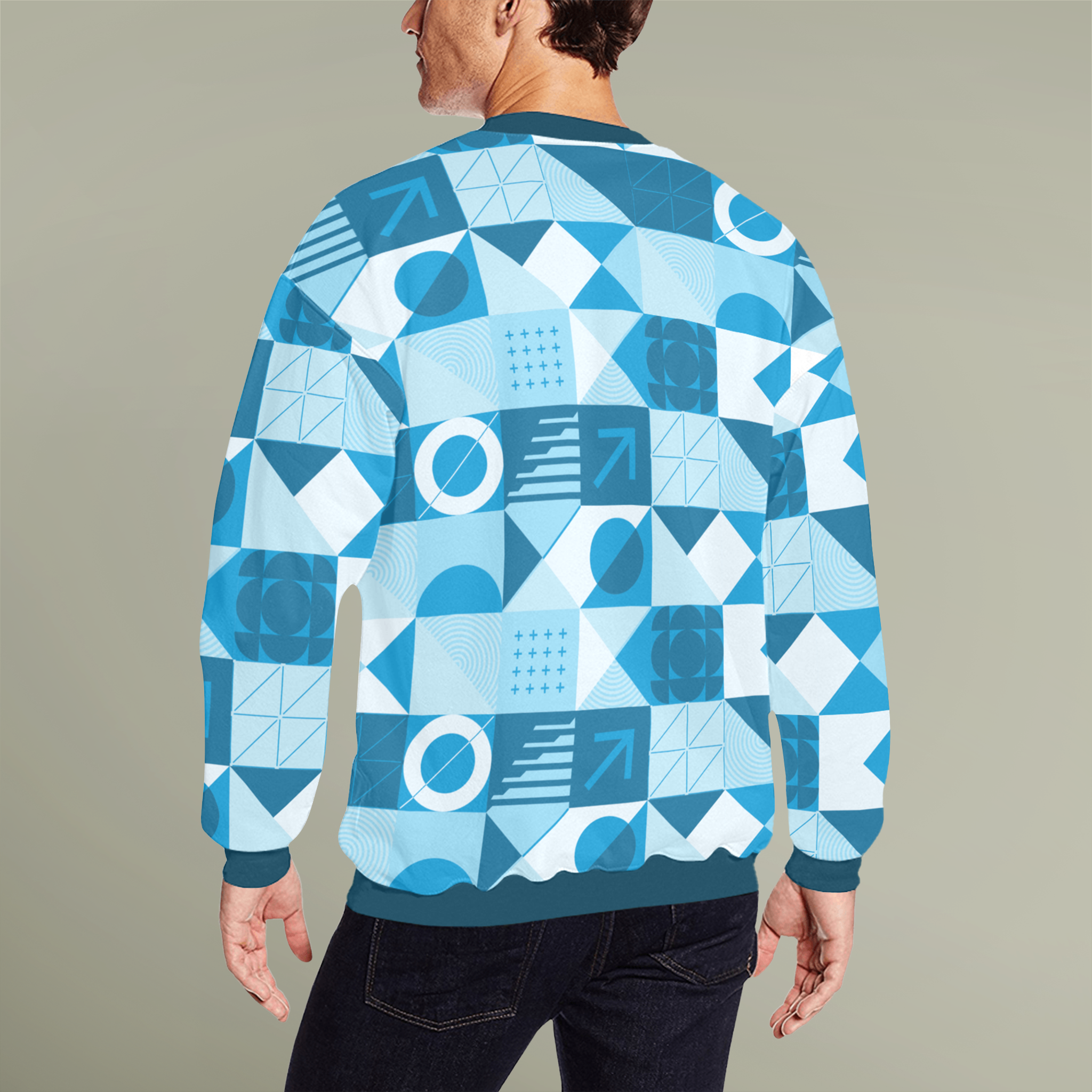 Men's Crewneck Sweatshirt (AOP) - Thumbnail Image
