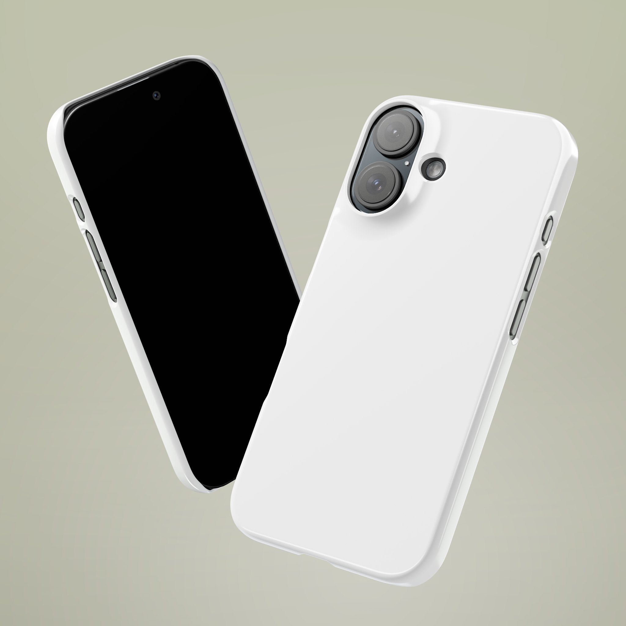 Impact-resistant case with reinforced corners and matte black finish