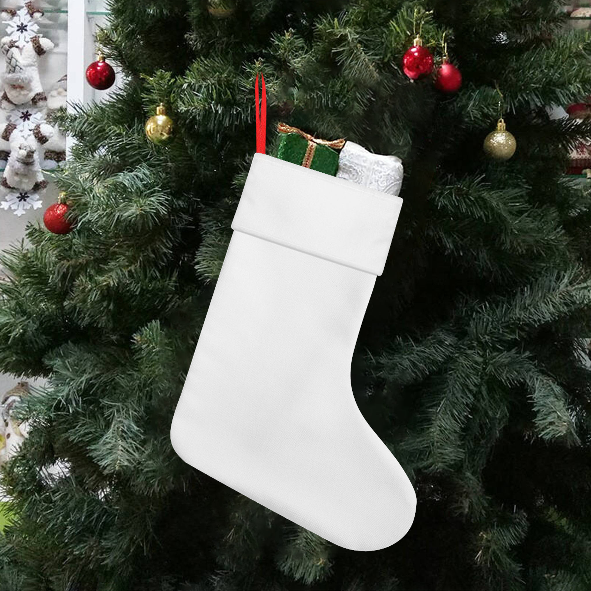 Christmas Stocking (Linen) - Thumbnail Image