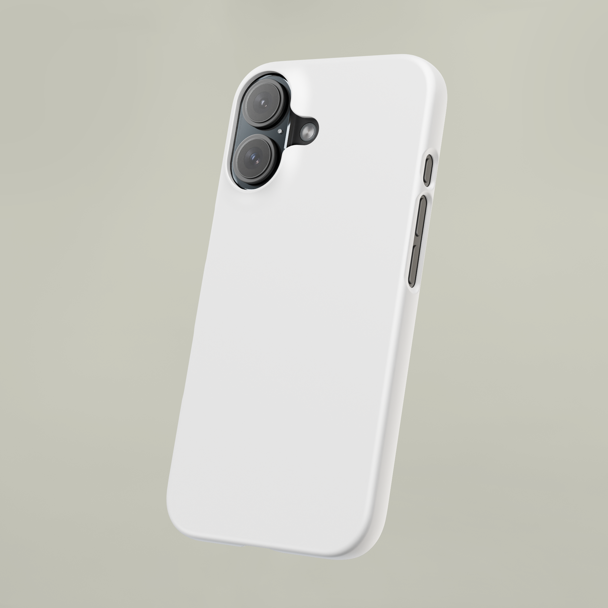 Sleek slim case in slate gray with precision edge design