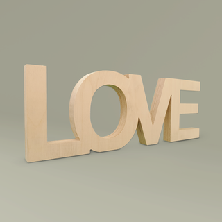 Free-Standing Wooden Decor