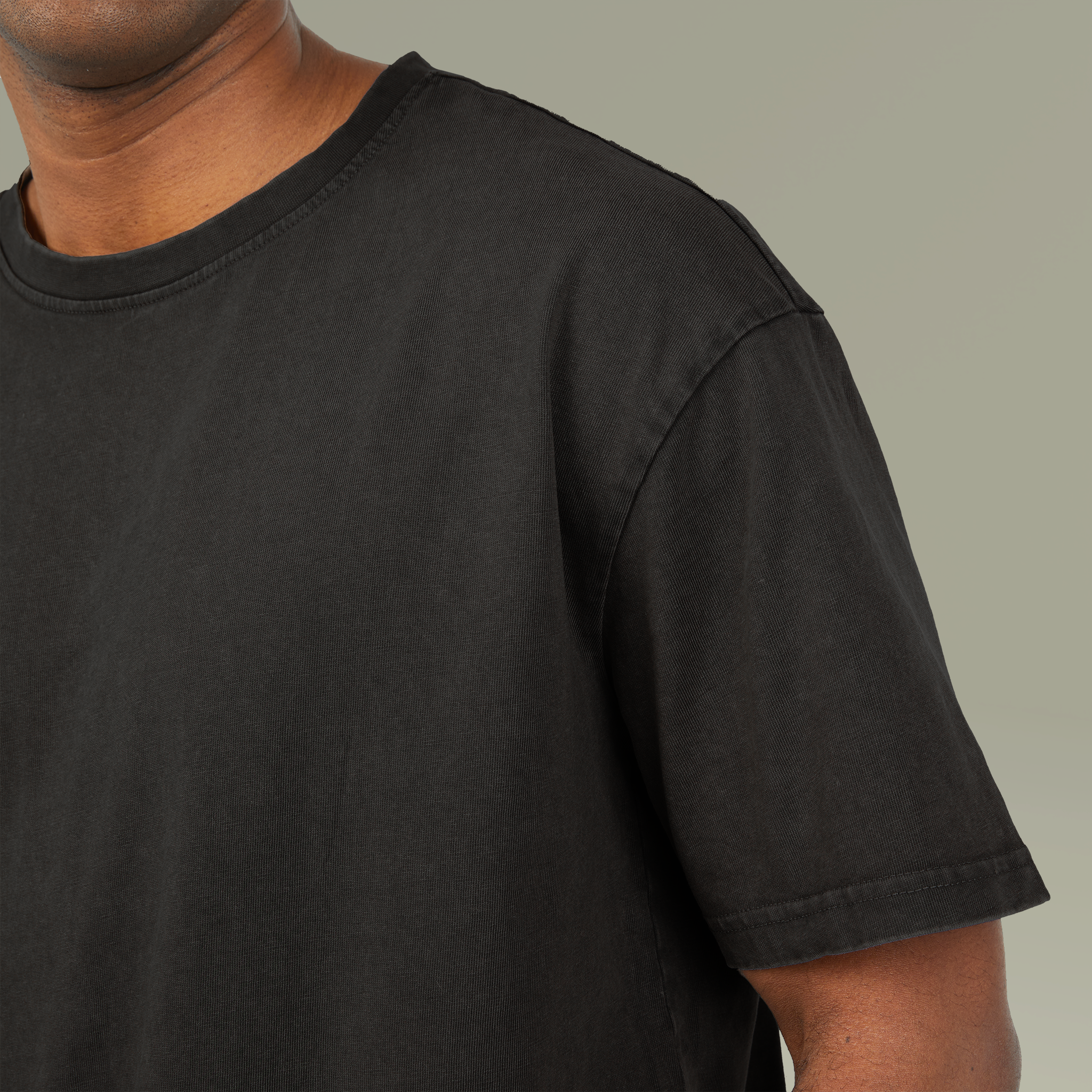 Men's Acid Washed Heavy Oversize Tee - Thumbnail Image