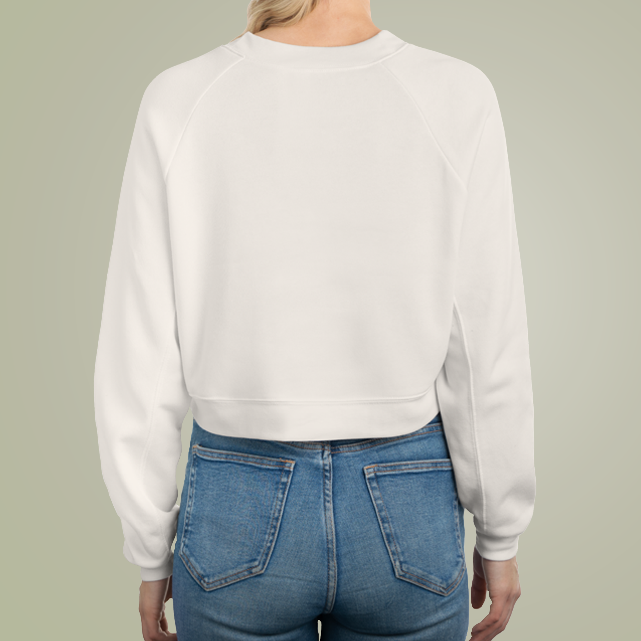 Women's Cropped Fleece Pullover - Thumbnail Image