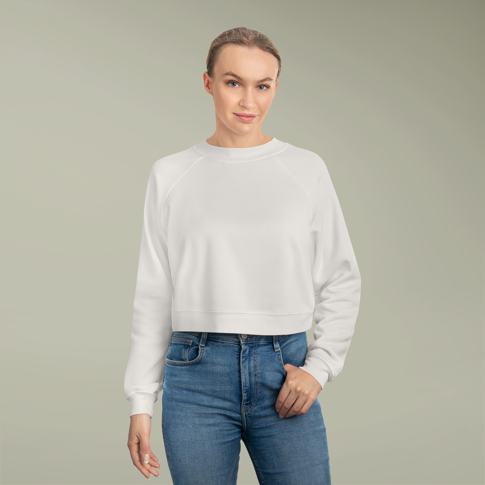 Women's Cropped Fleece PulloverDesign