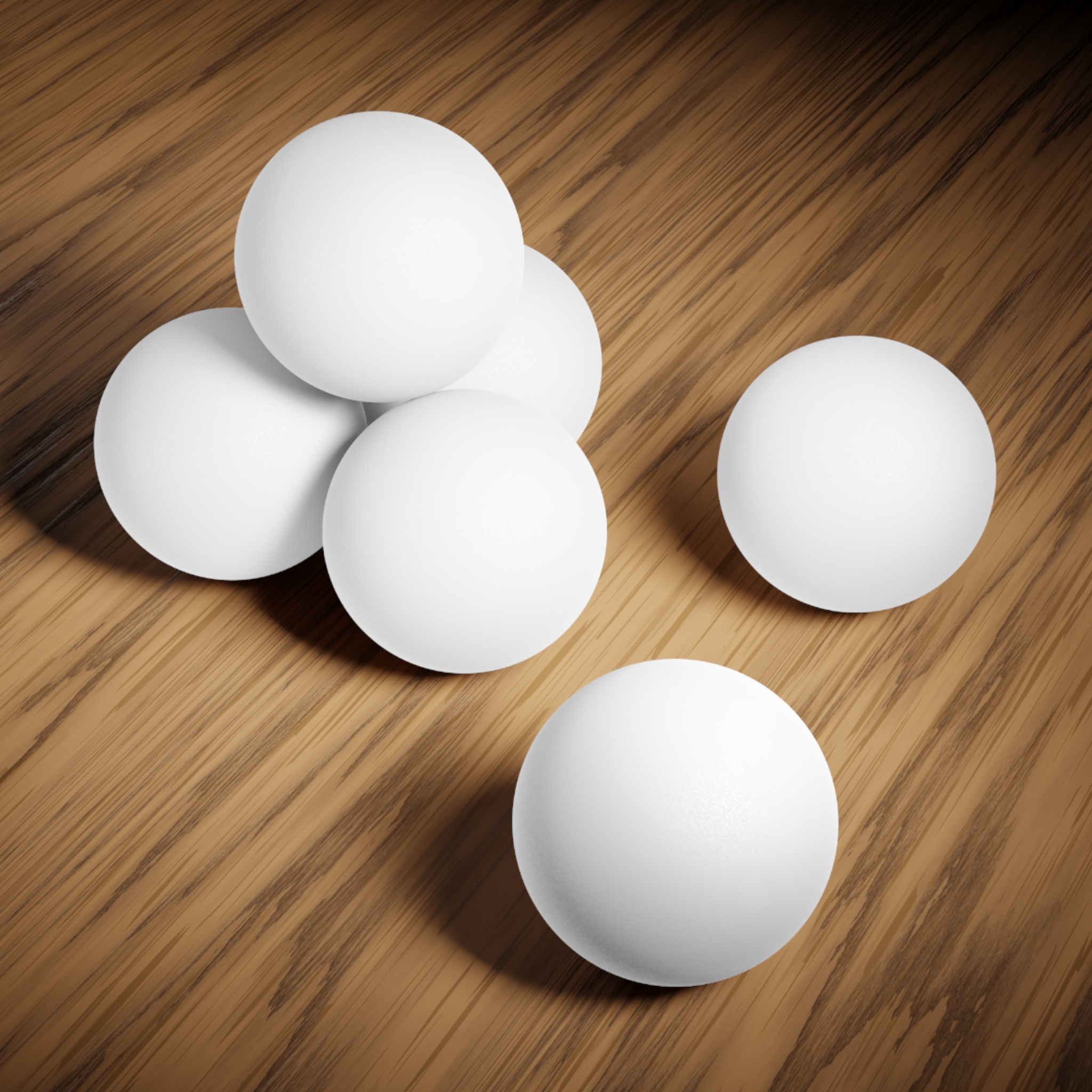 Ping Pong Balls, 6 pcs - Thumbnail Image