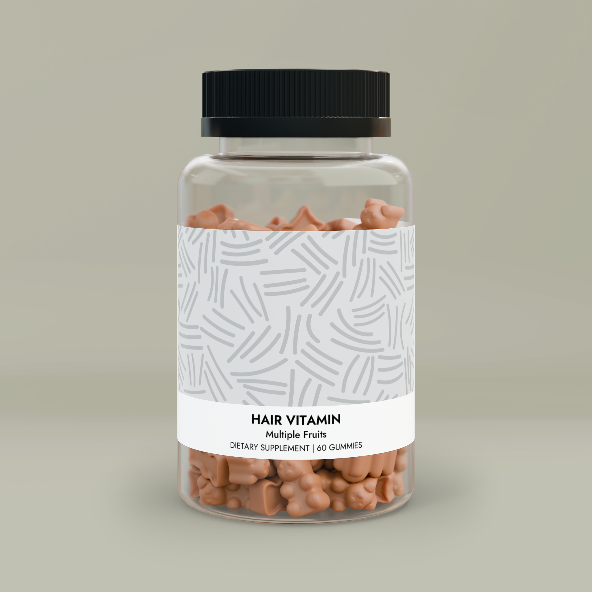 Hair Vitamin Gummies (60 Gummies)Design