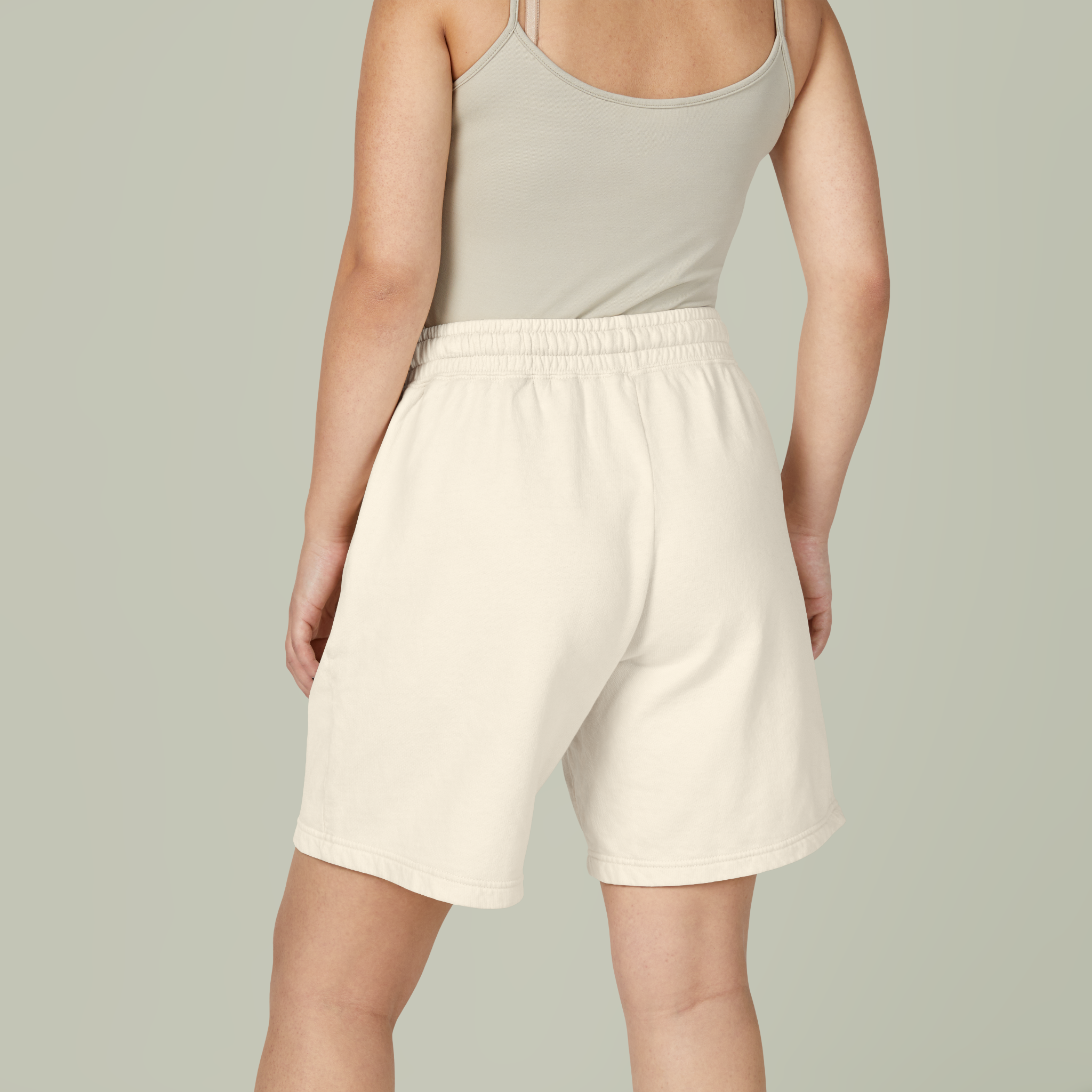 Unisex Garment-Dyed Lightweight Fleece Sweat Shorts - Thumbnail Image