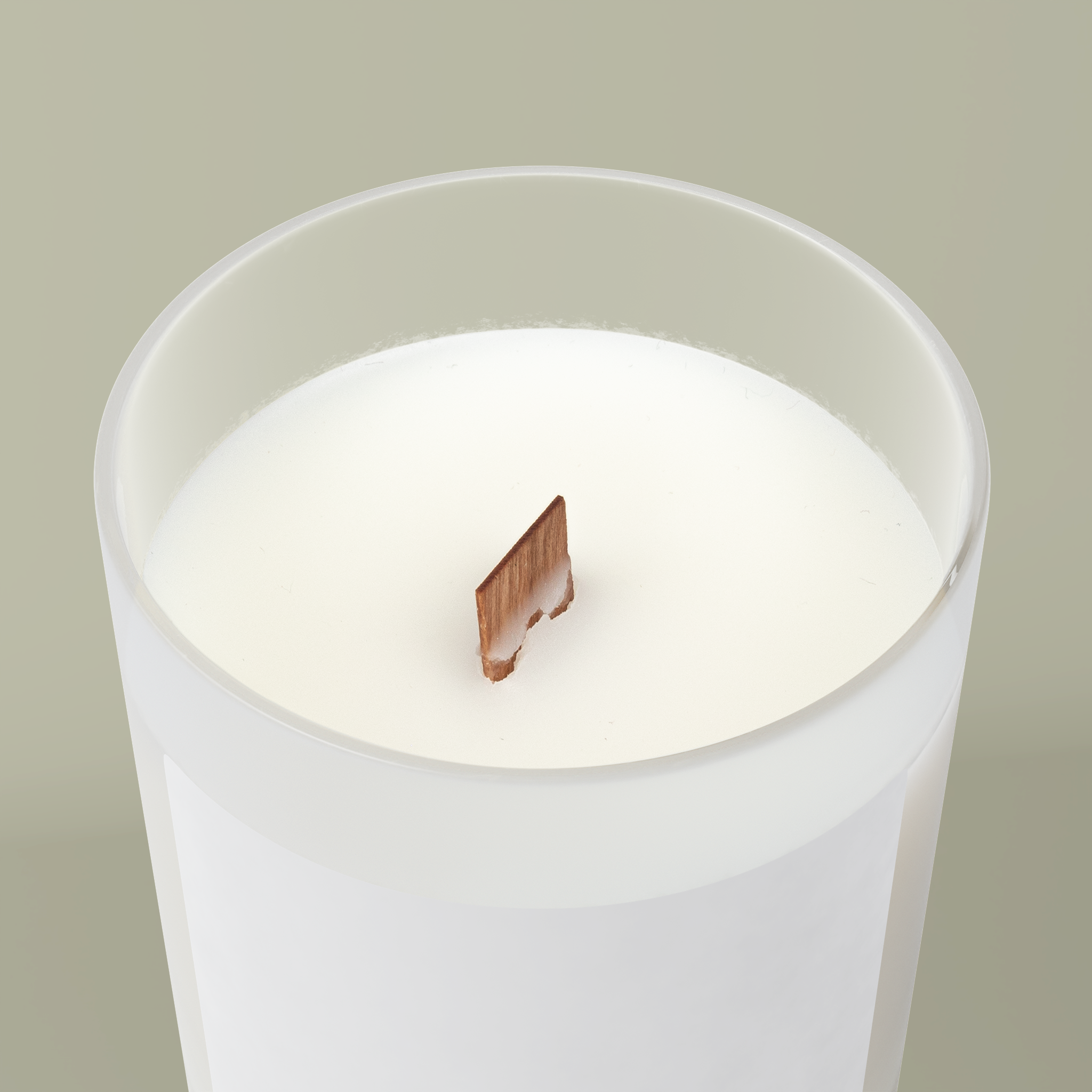 Frosted Glass Candle, 11oz - Thumbnail Image