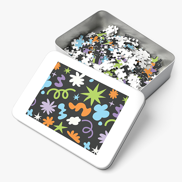 Jigsaw Puzzle with Tin - Thumbnail Image