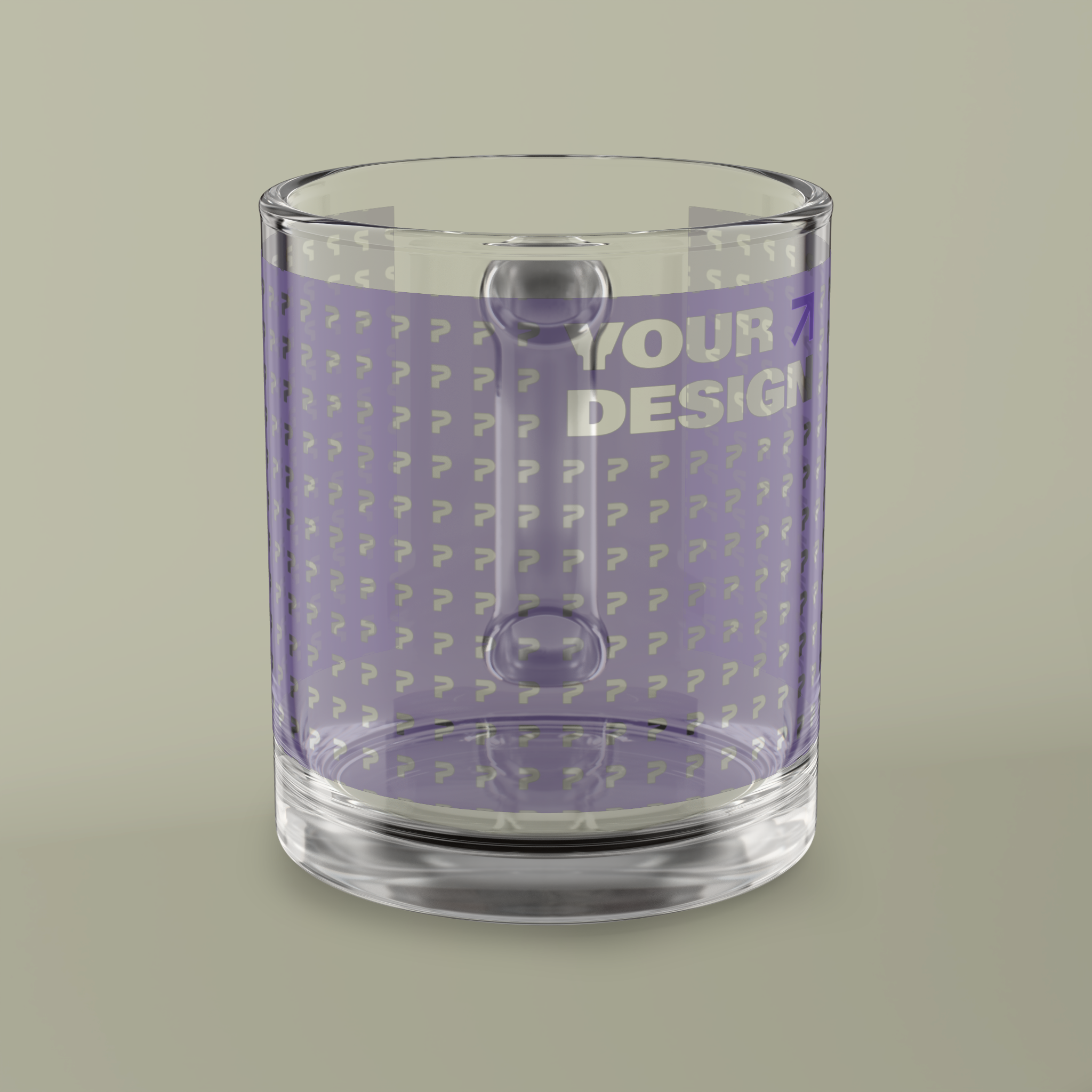 Glass Mug, 10oz