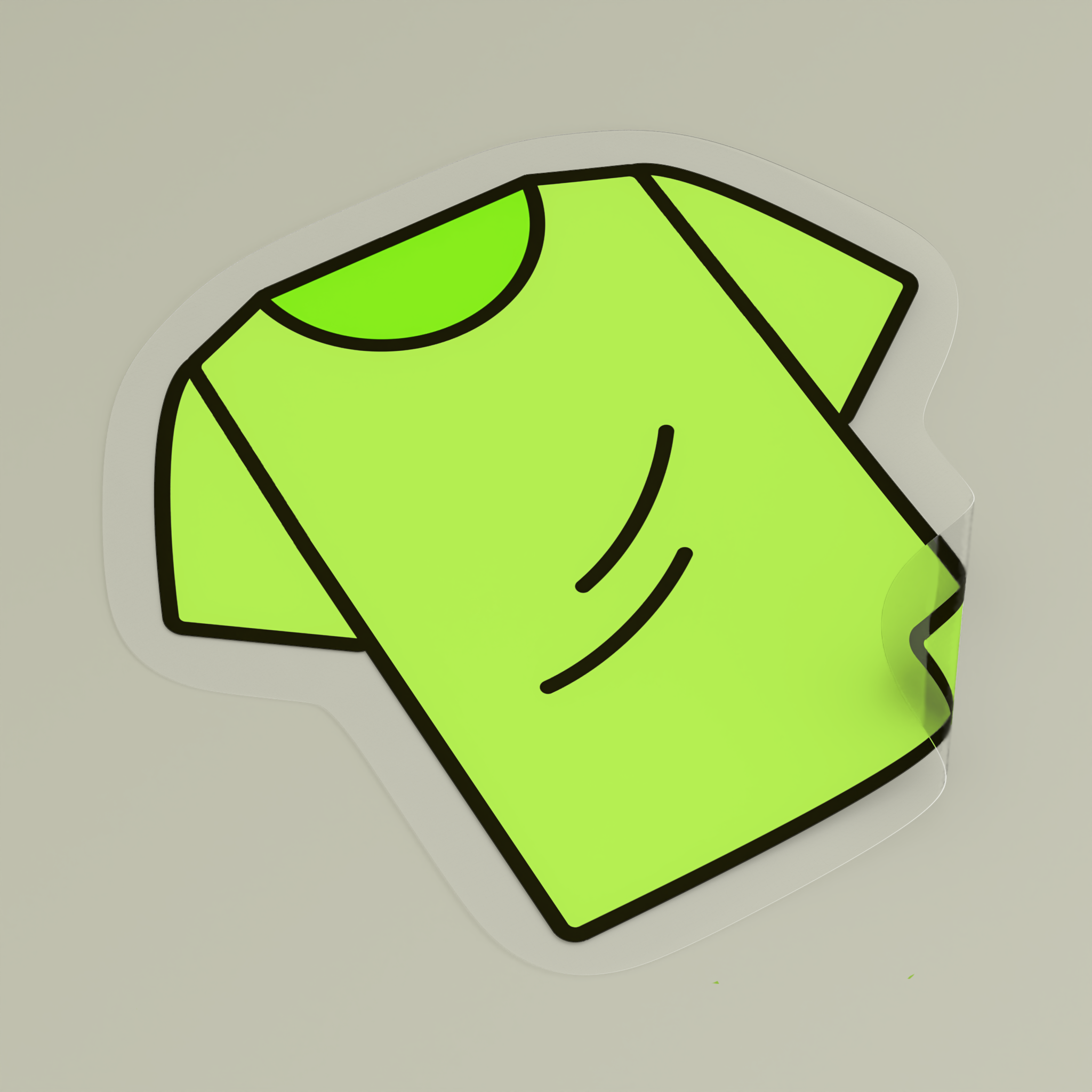 Transparent Outdoor Stickers, Die-Cut, 1pcDesign