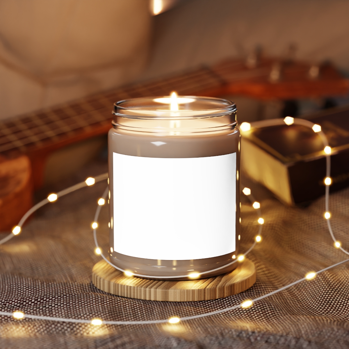 Scented Soy Candles with White Lid, 9oz - Thumbnail Image