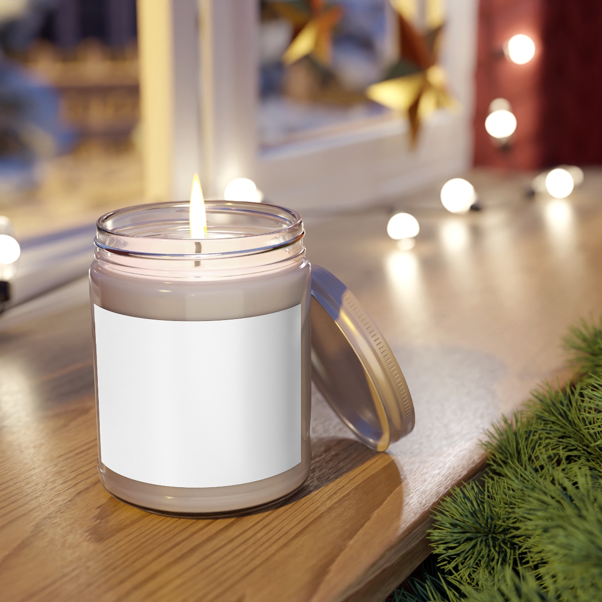 Scented Soy Candles with White Lid, 9oz - Thumbnail Image