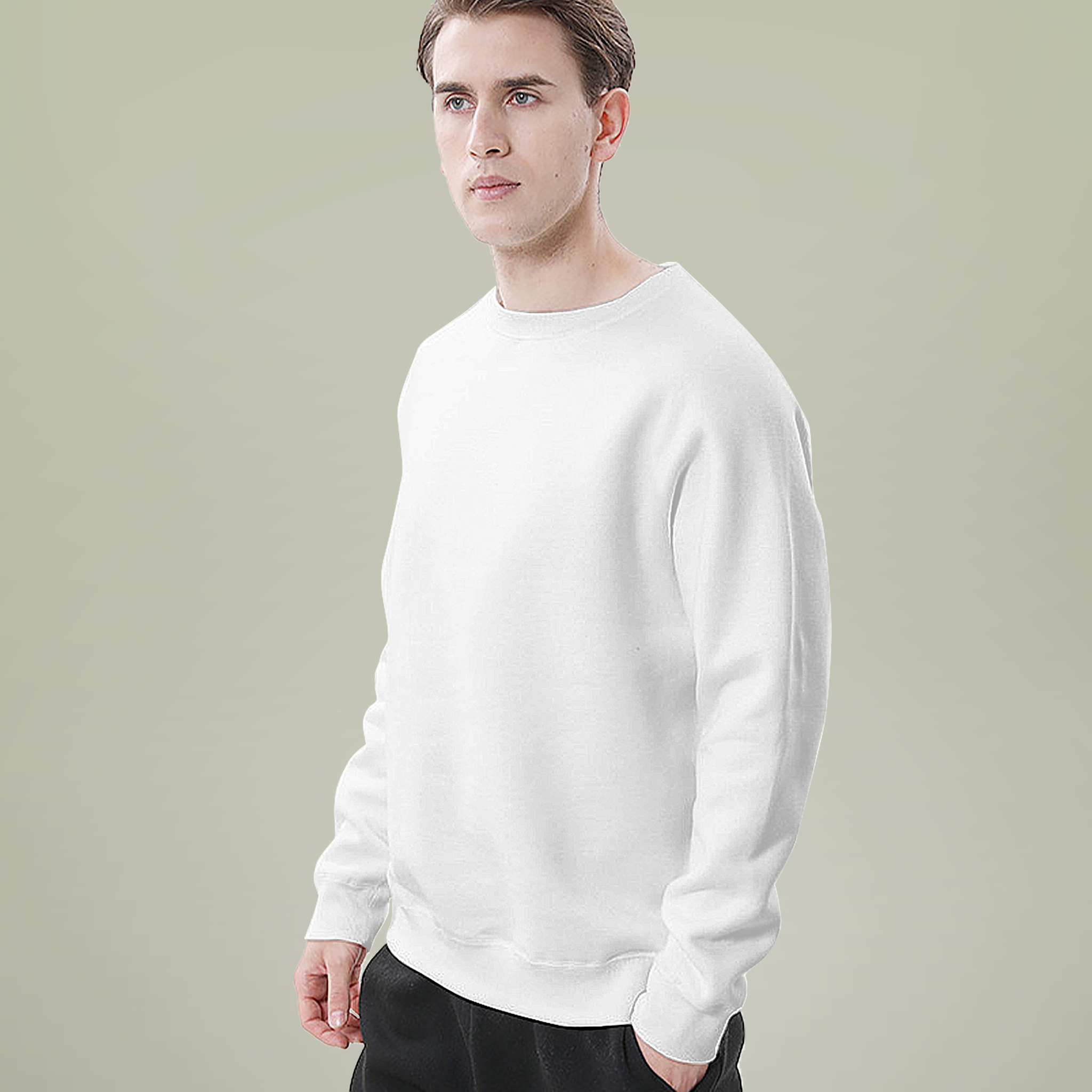 Men's Crewneck Long Sleeve Sweatshirt (AOP) - Thumbnail Image