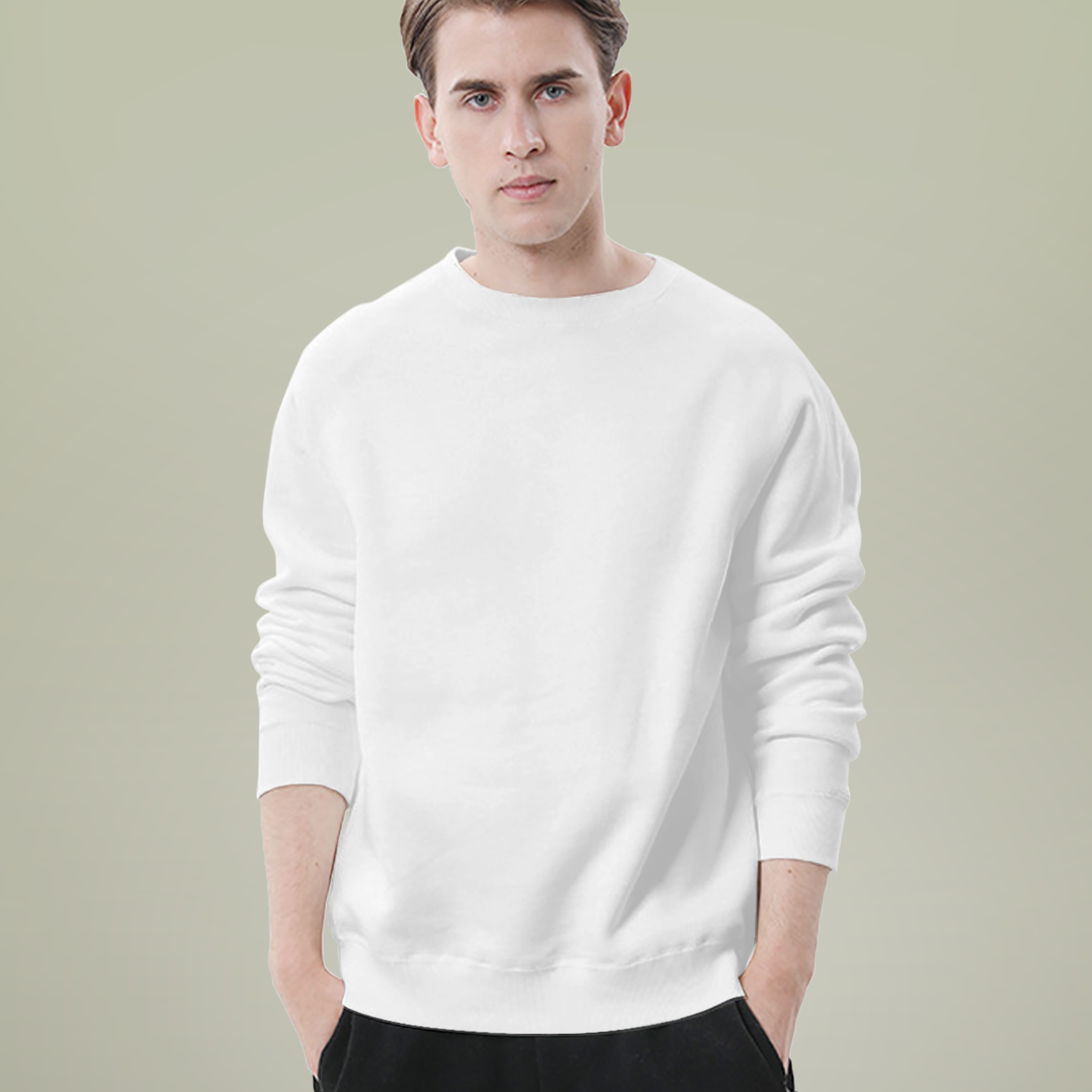 Men's Crewneck Long Sleeve Sweatshirt (AOP) - Thumbnail Image