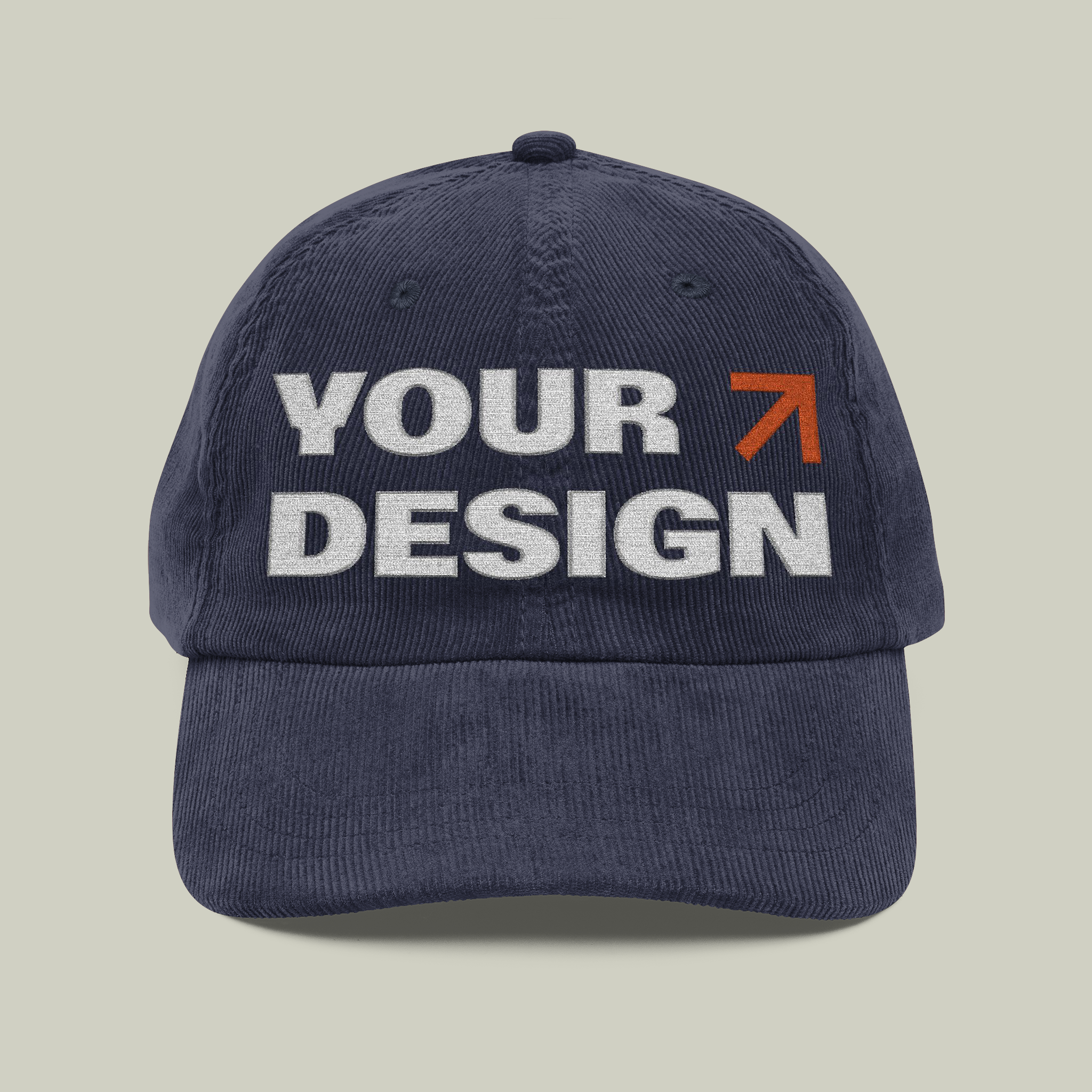 Vintage Corduroy Cap (Embroidery)