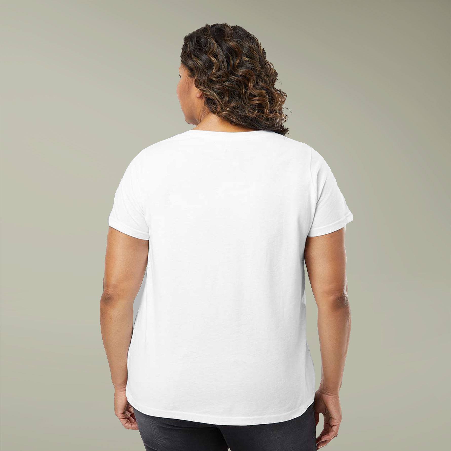 Women's Curvy Fine Jersey Tee - Thumbnail Image