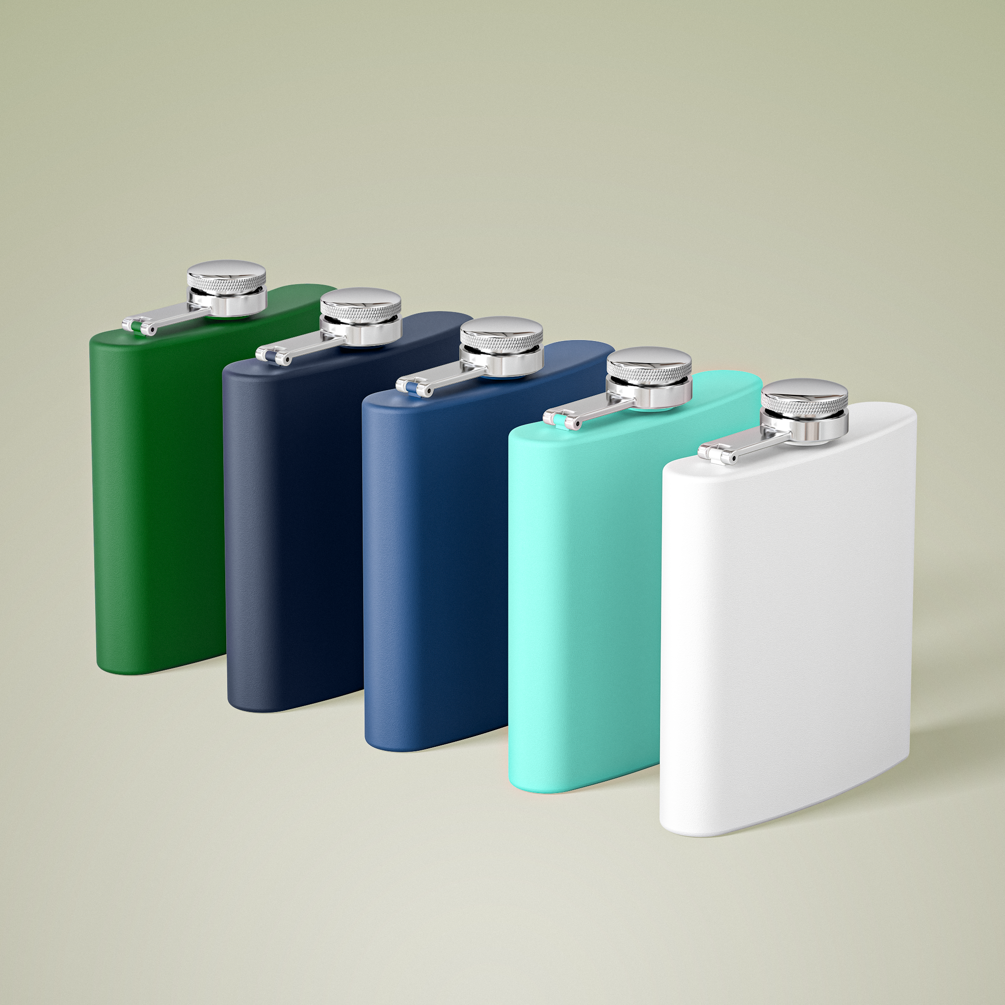 Stainless Steel Flask, 6oz - Thumbnail Image