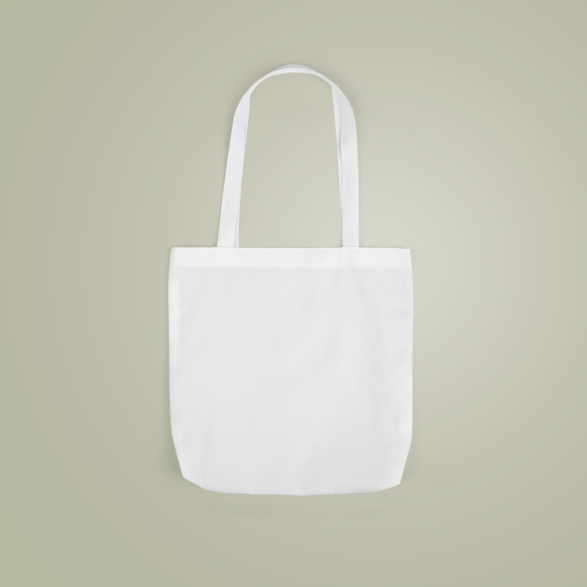 Canvas Tote Bag, 5-Color Straps - Thumbnail Image