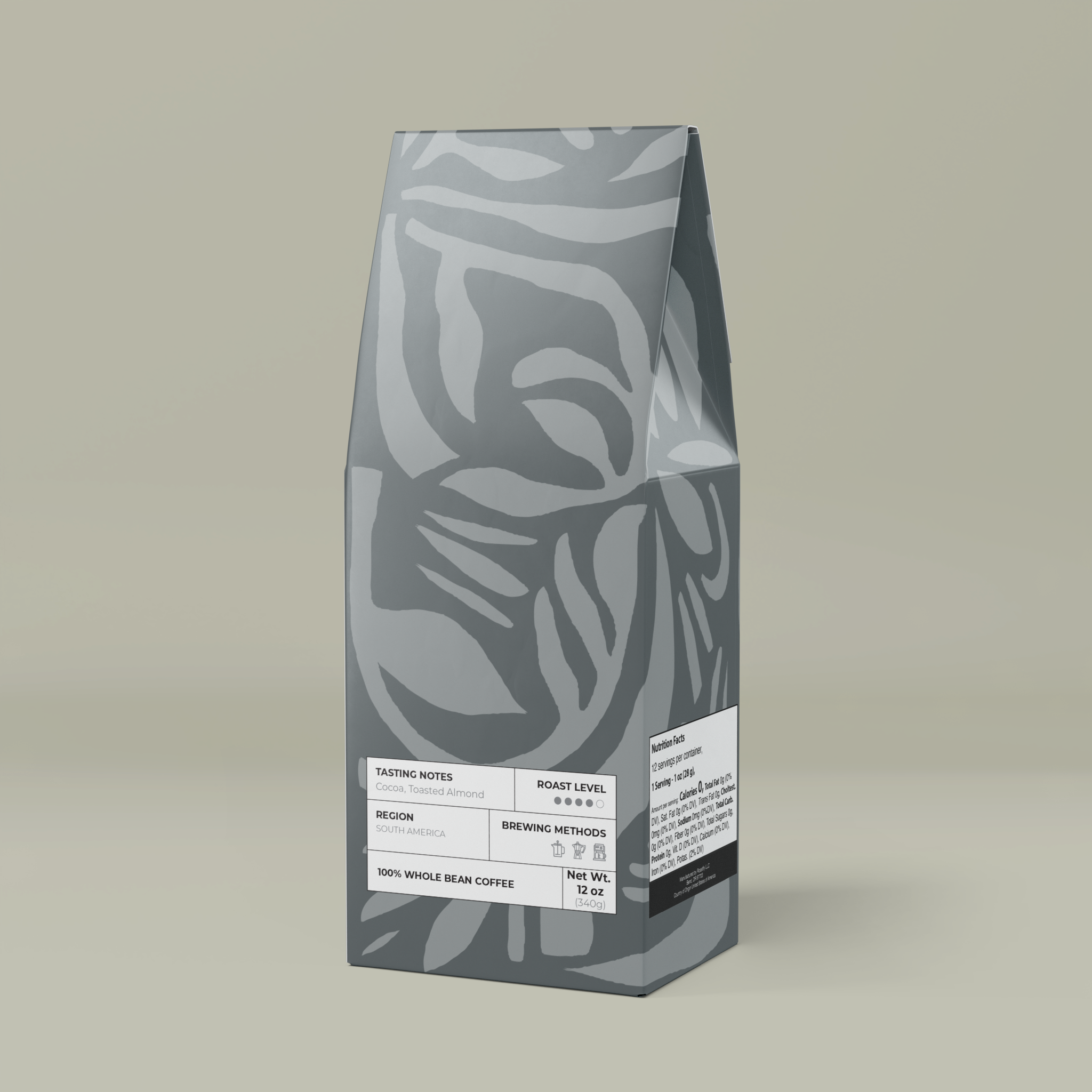 Cascades Coffee Blend (Medium-Dark Roast)Design