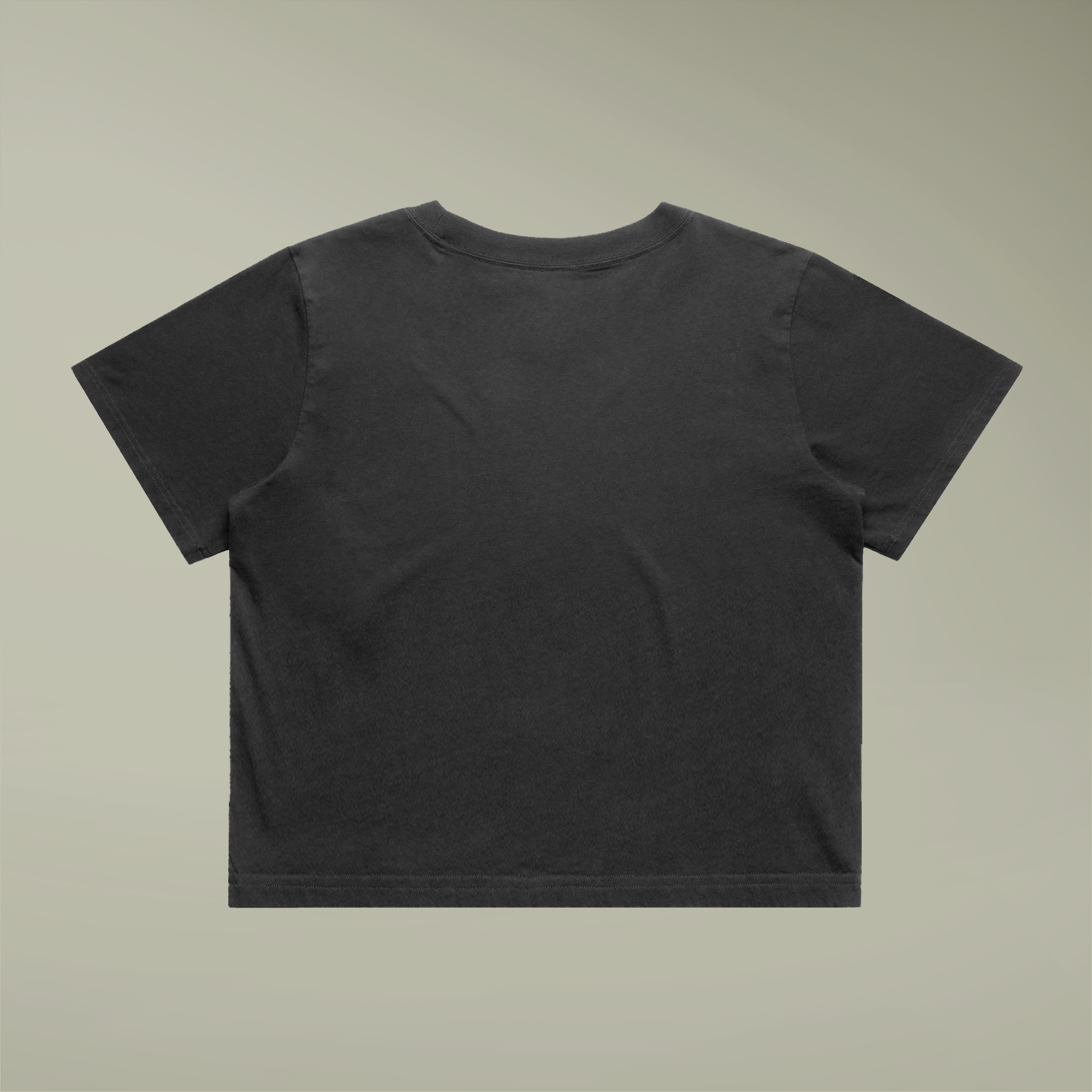 Women's Heavy Faded Crop Tee - Thumbnail Image
