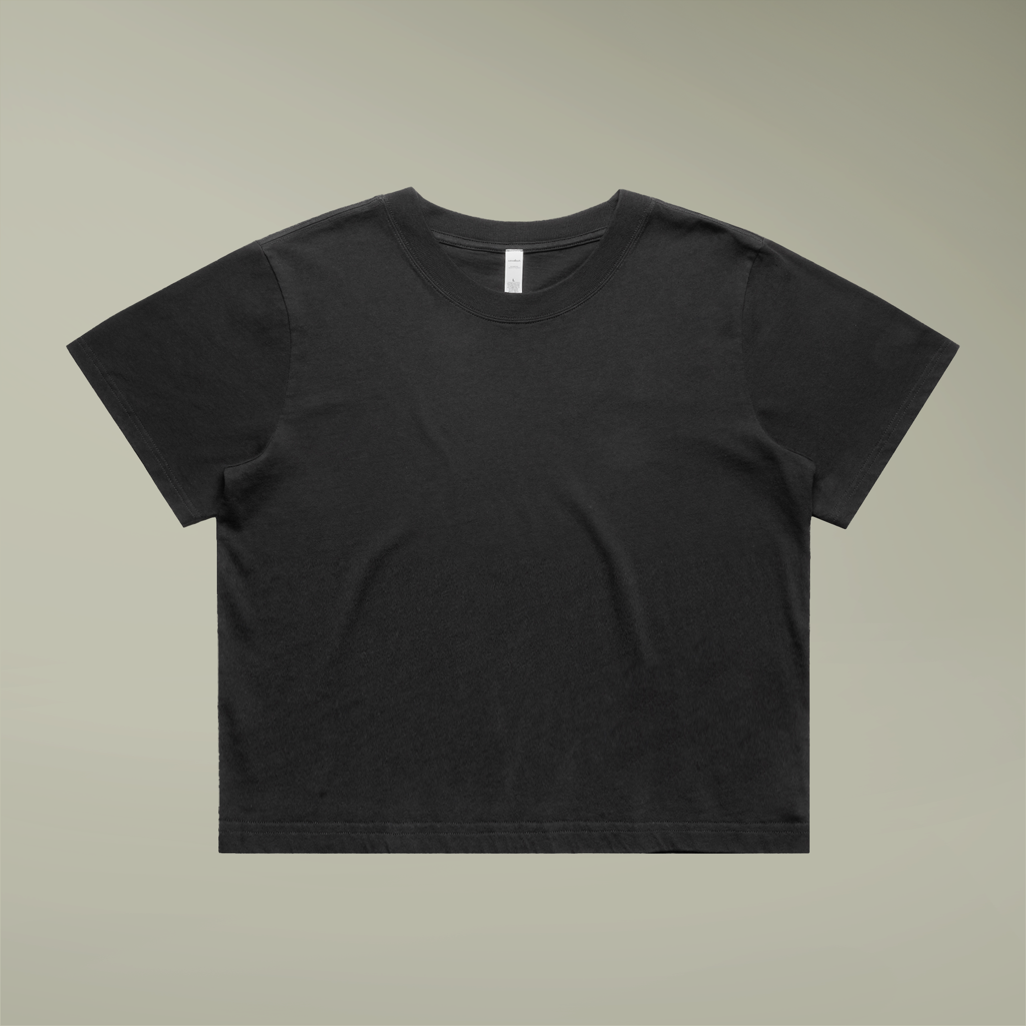 Women's Heavy Faded Crop Tee - Thumbnail Image