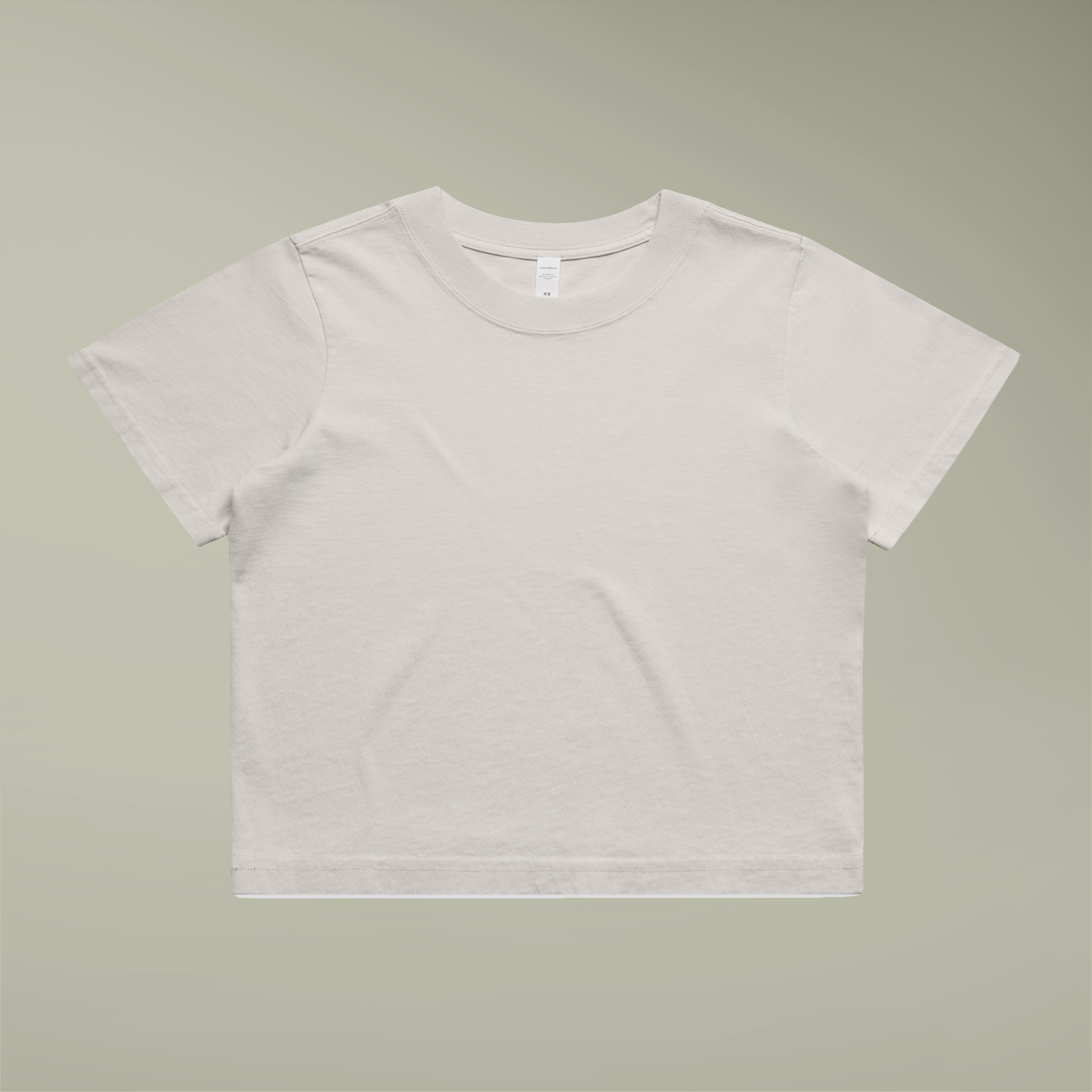 Women's Heavy Faded Crop Tee - Thumbnail Image