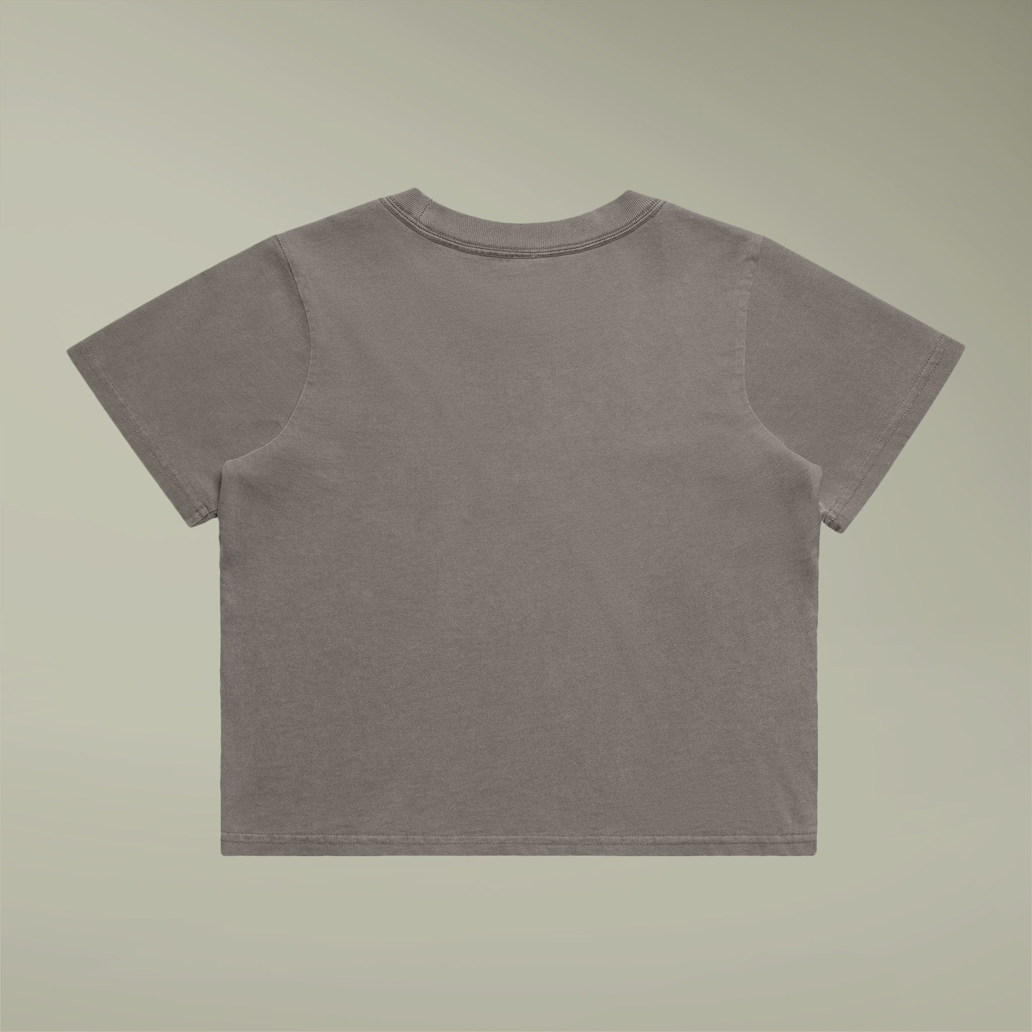 Women's Heavy Faded Crop Tee - Thumbnail Image