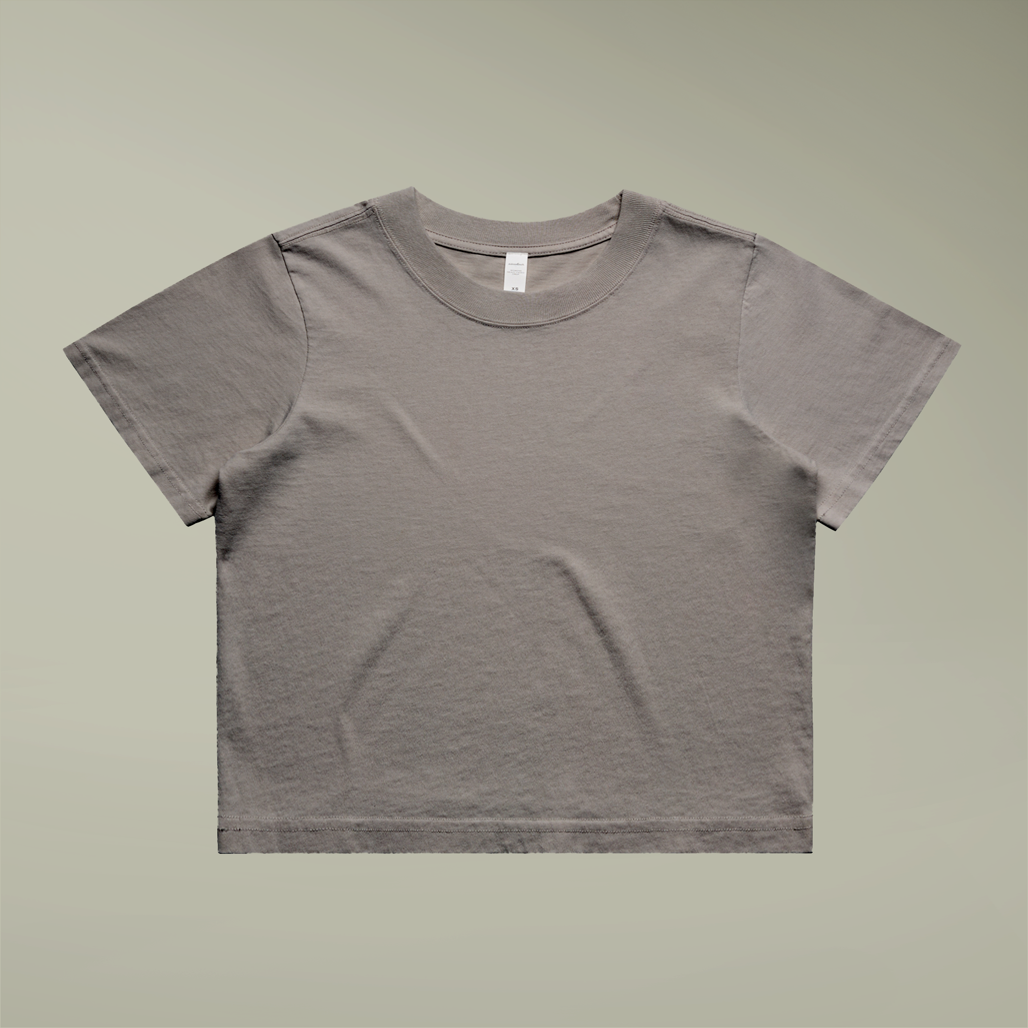Women's Heavy Faded Crop Tee - Thumbnail Image