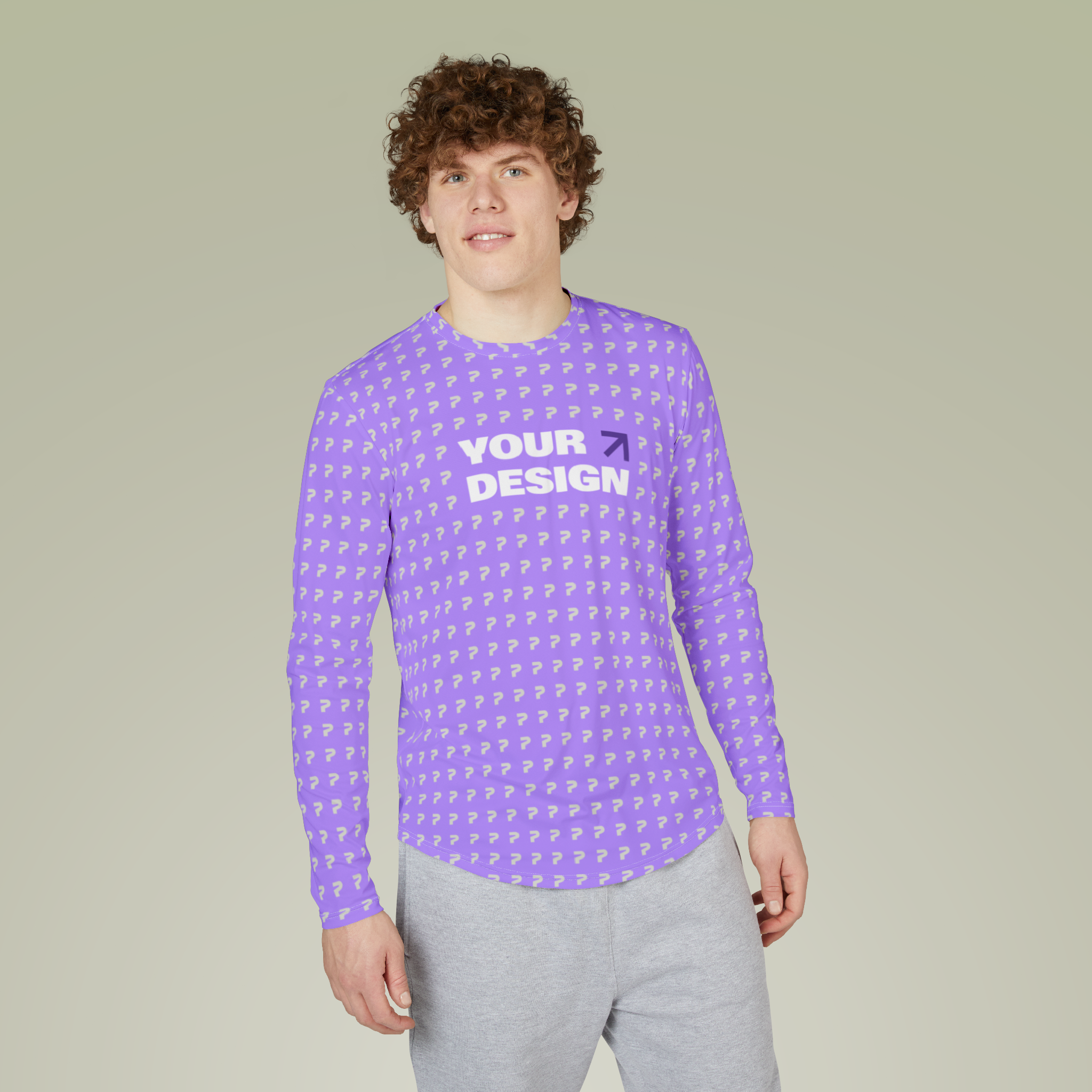 Men's UV Protection Long Sleeve Shirt (AOP) - Thumbnail Image