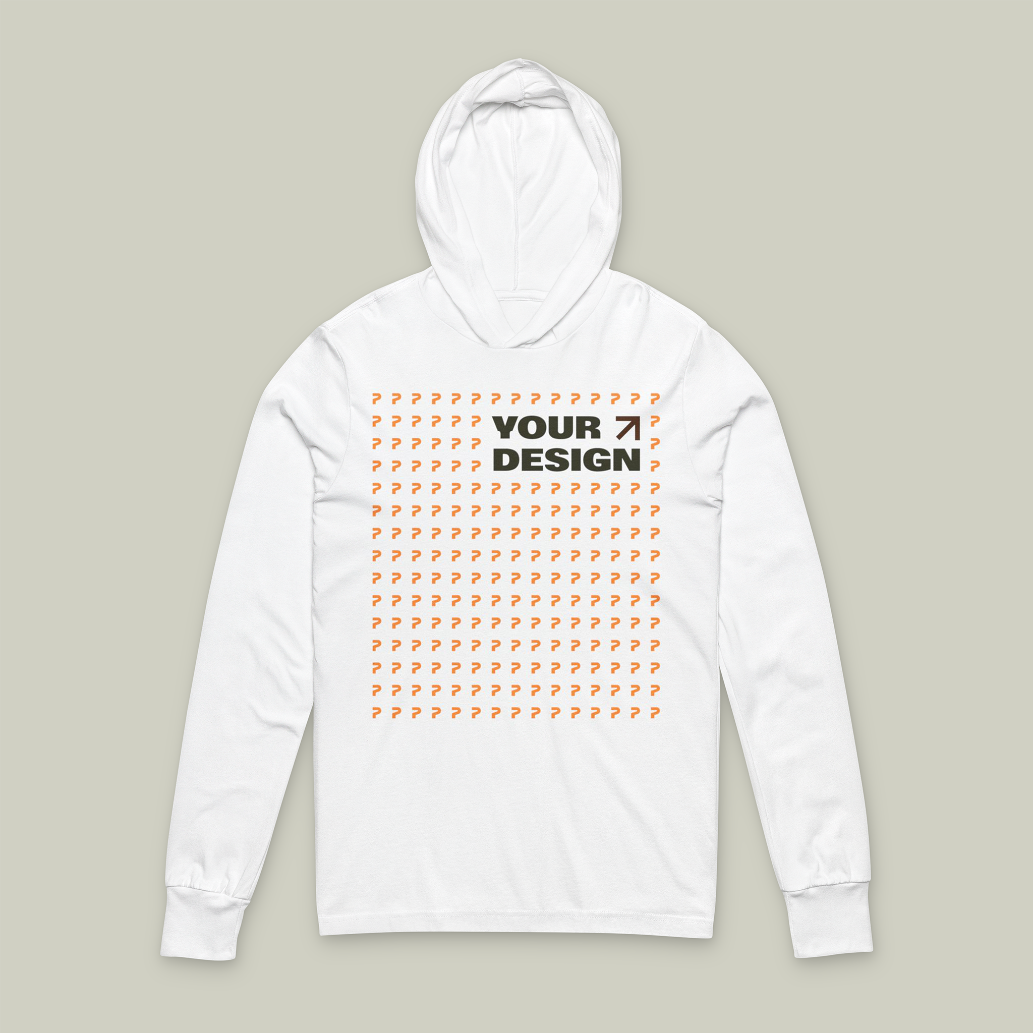 Unisex Hooded Long Sleeve Tee