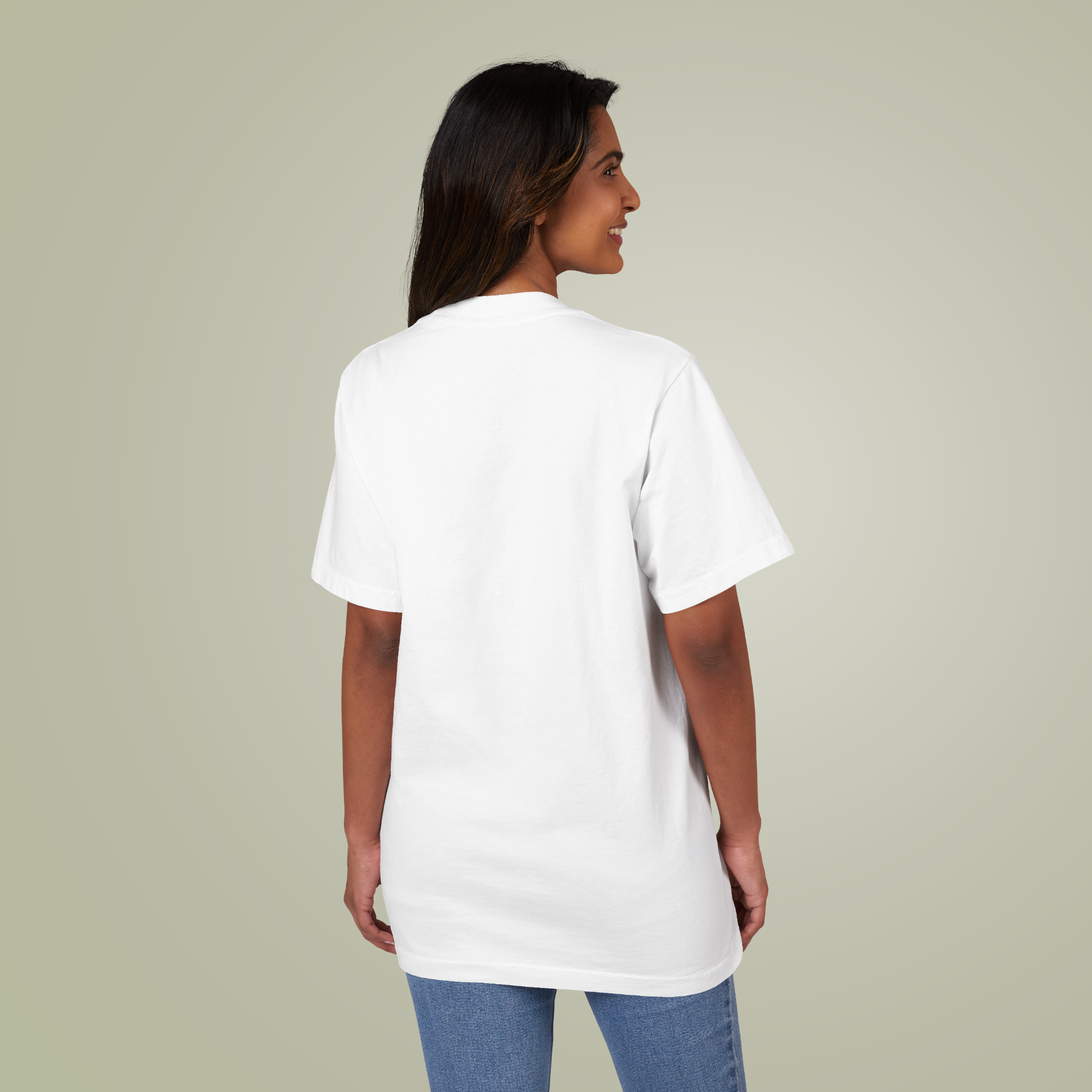 Unisex Garment-Dyed Drop-Shoulder T-Shirt - Thumbnail Image