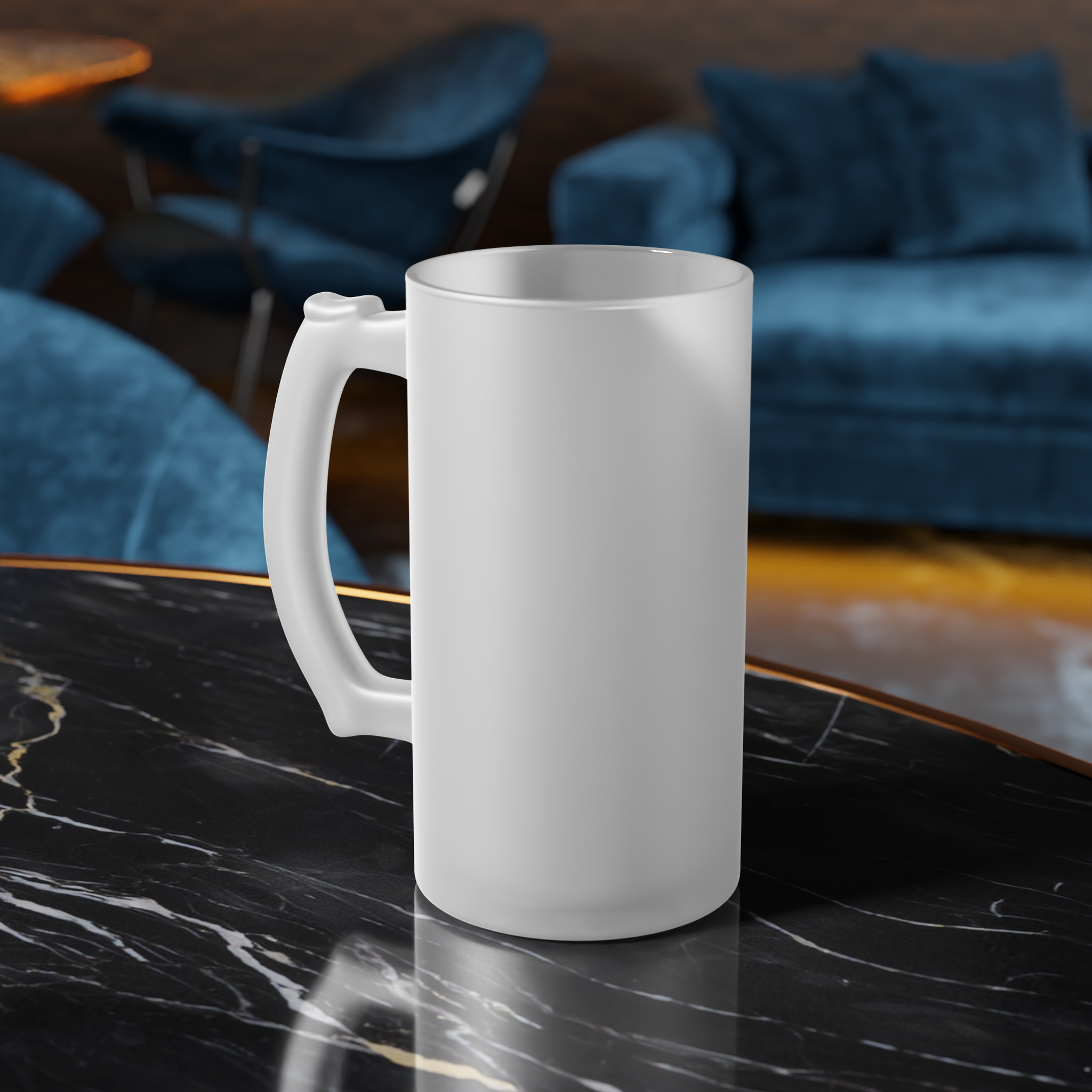 Frosted Glass Beer Mug - Thumbnail Image