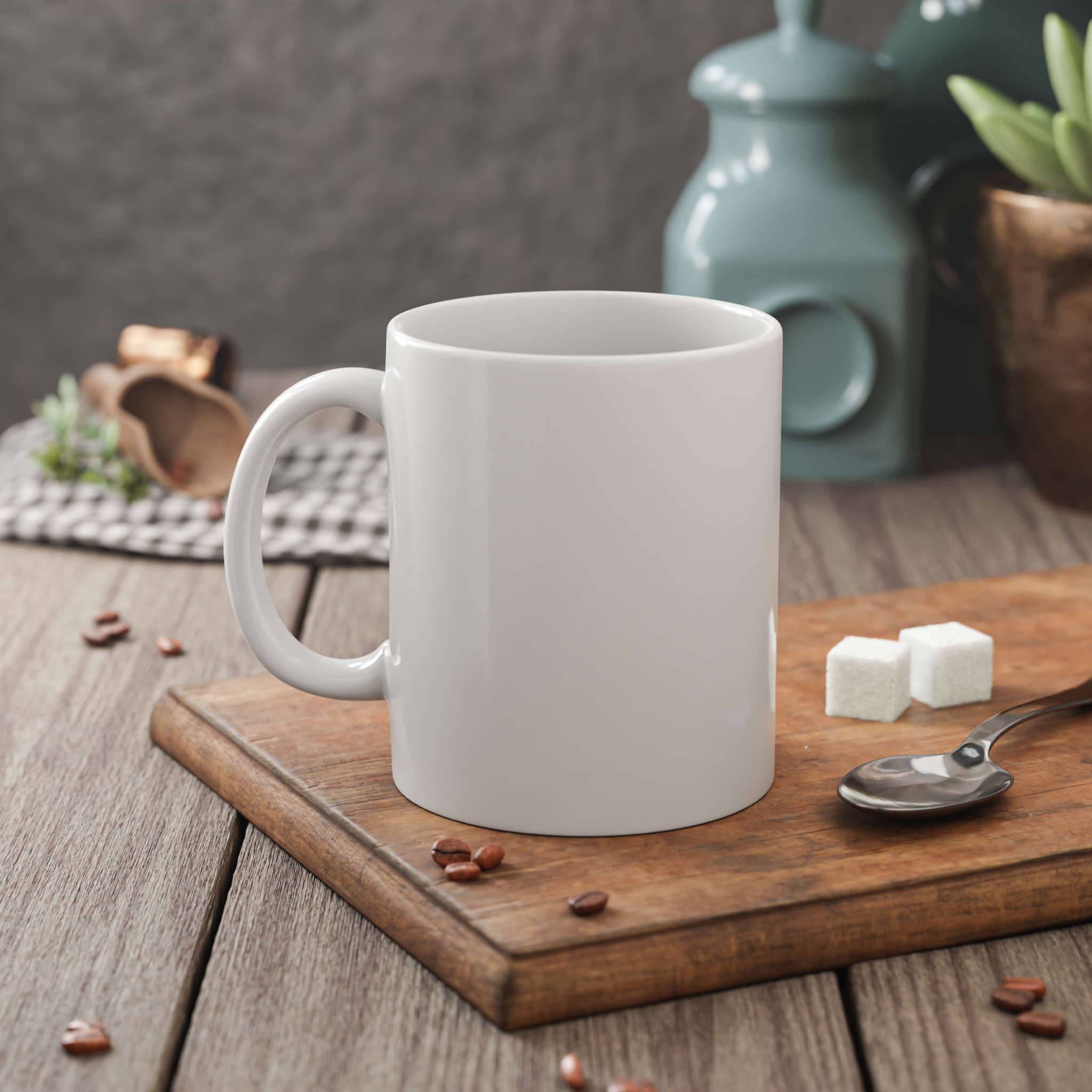 White Ceramic Mug, 11oz - Thumbnail Image