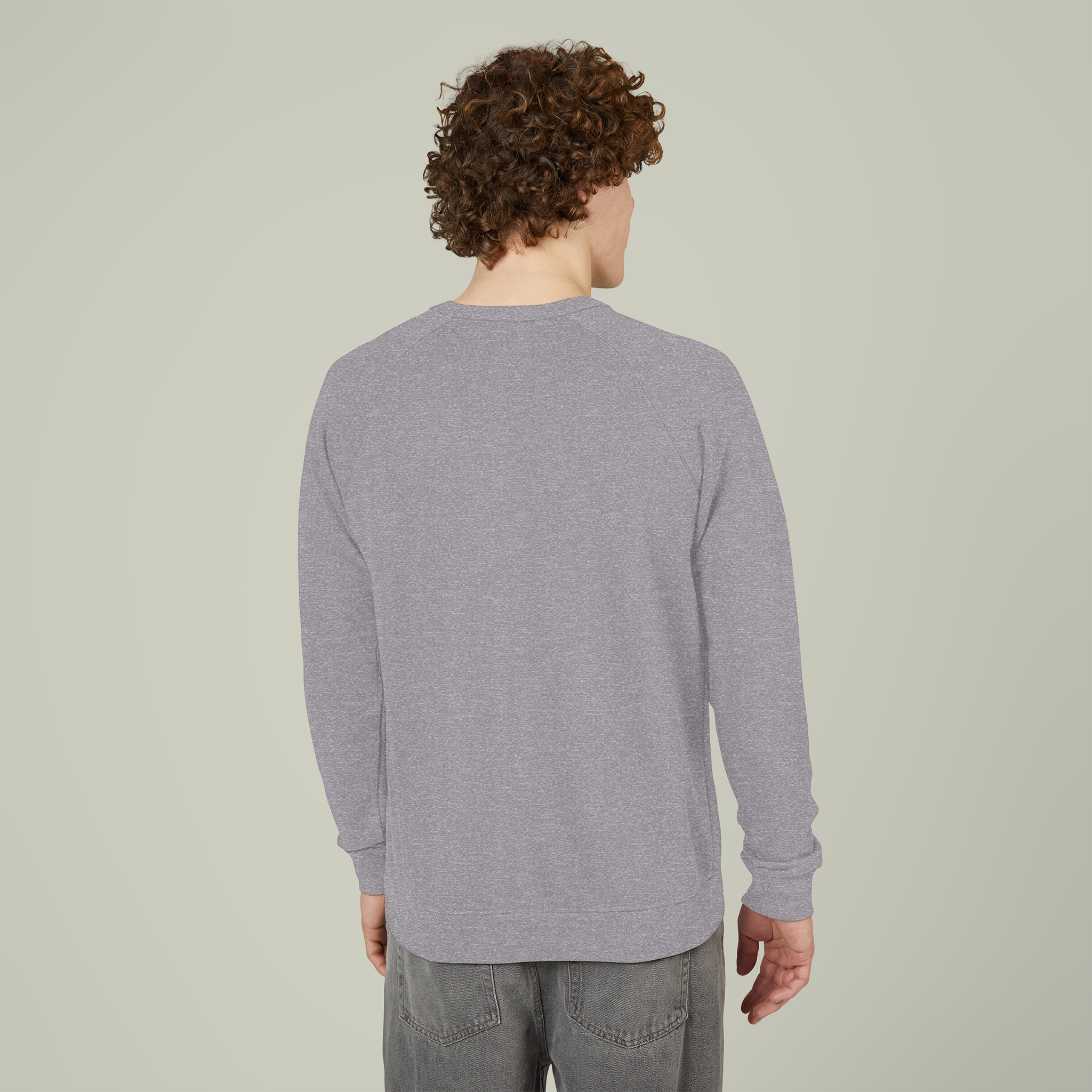 Unisex French Terry Raglan Crewneck - Thumbnail Image