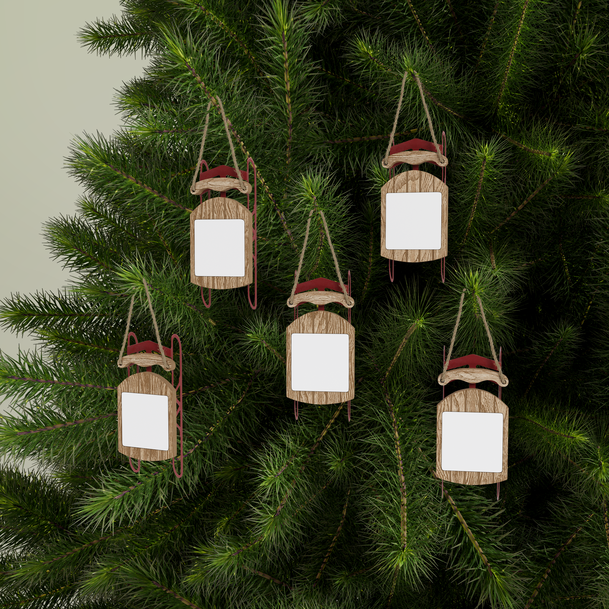 Sled Ornaments - Thumbnail Image