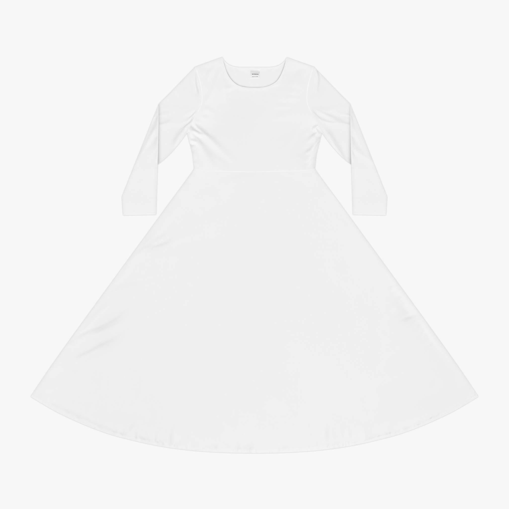Women's Long Sleeve Dance Dress (AOP) - Thumbnail Image